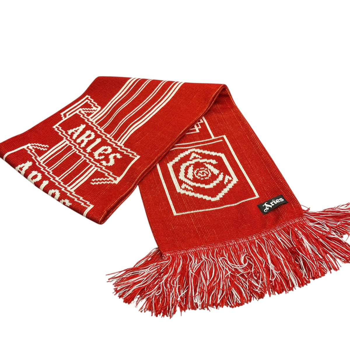 ARIES ×Arsenal COLUMN LOGO SCARFマフラー24-098-316-0009-3-0 古着・中古-1枚目のアイテム画像