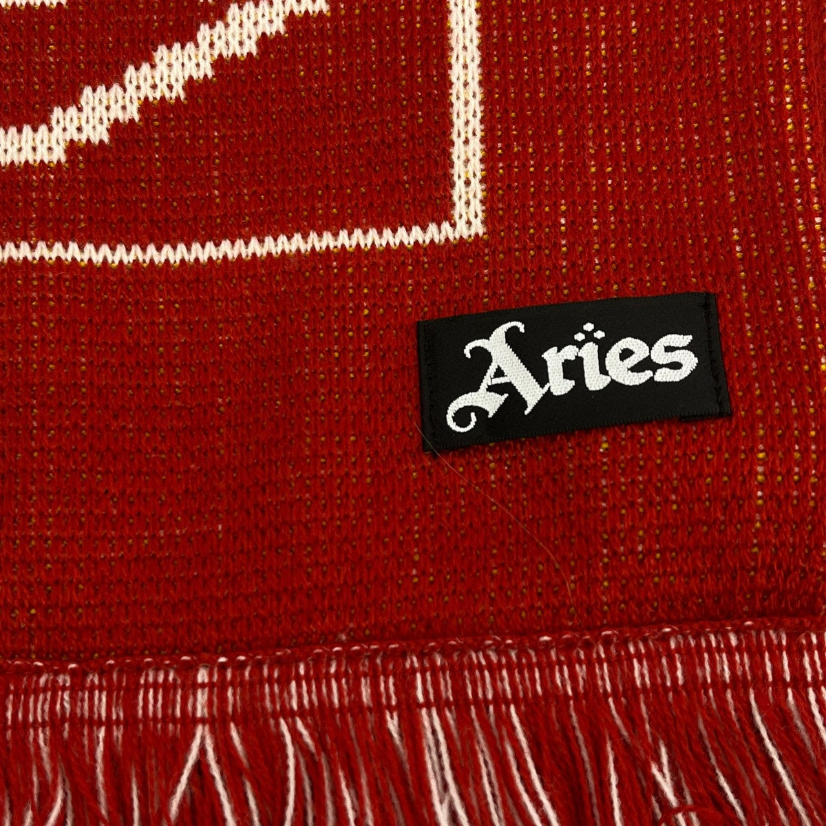 ARIES ×Arsenal COLUMN LOGO SCARFマフラー24-098-316-0009-3-0 古着・中古-3枚目のアイテム画像