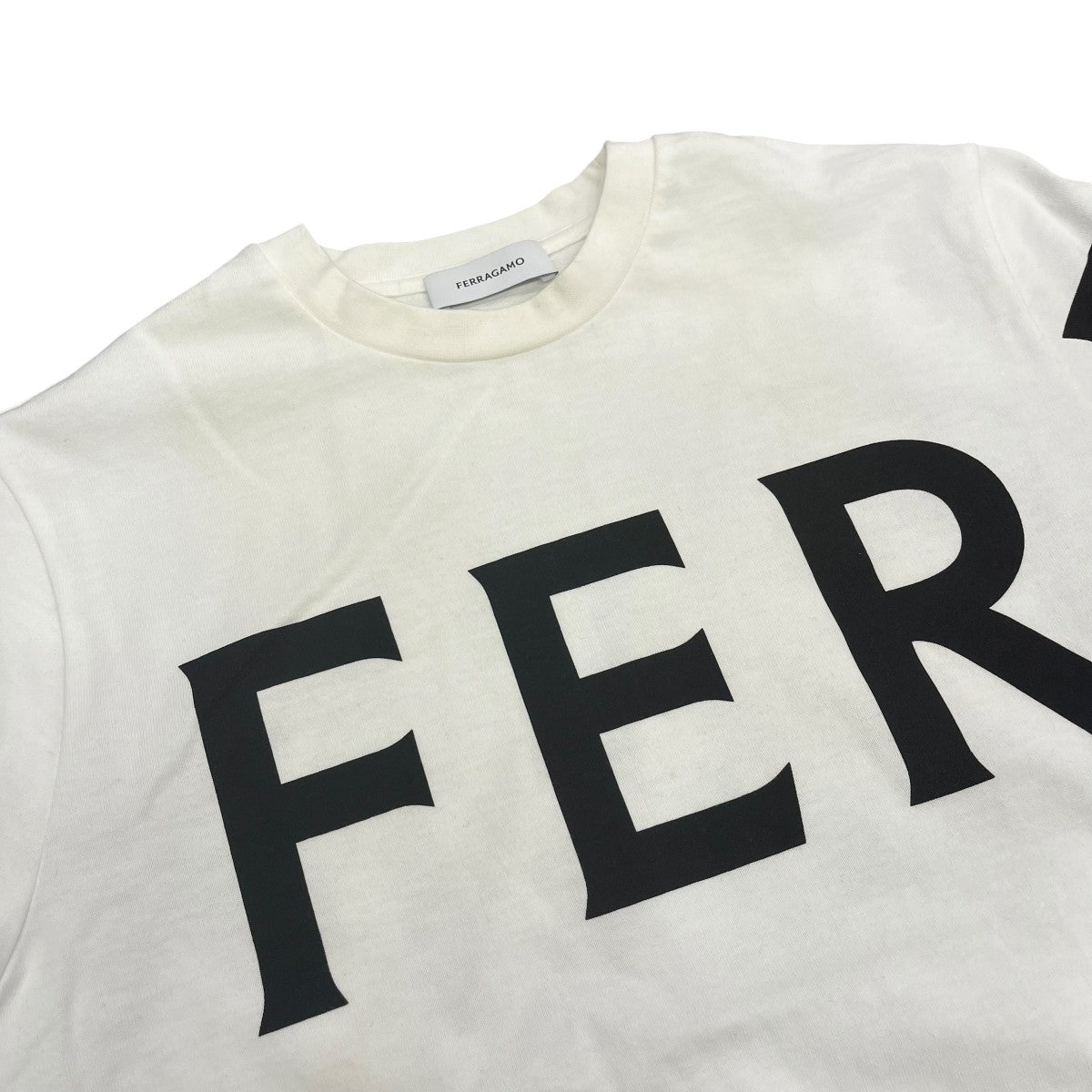 Ferragamo(フェラガモ) Tシャツ0770660 0770660 ホワイト サイズ S