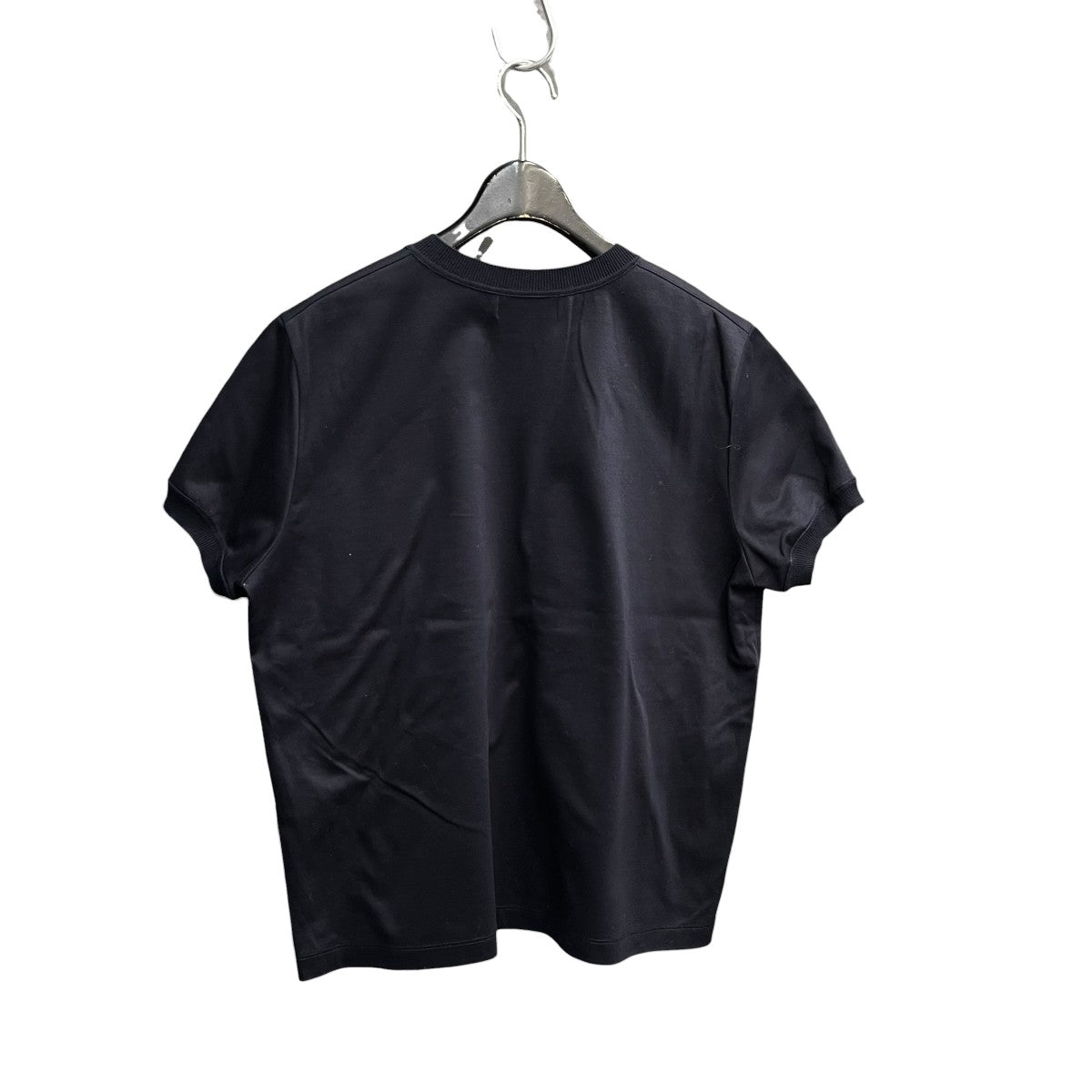 EBURE×Ron Herman コットンポンチ ニットカラー ティー半袖カットソー