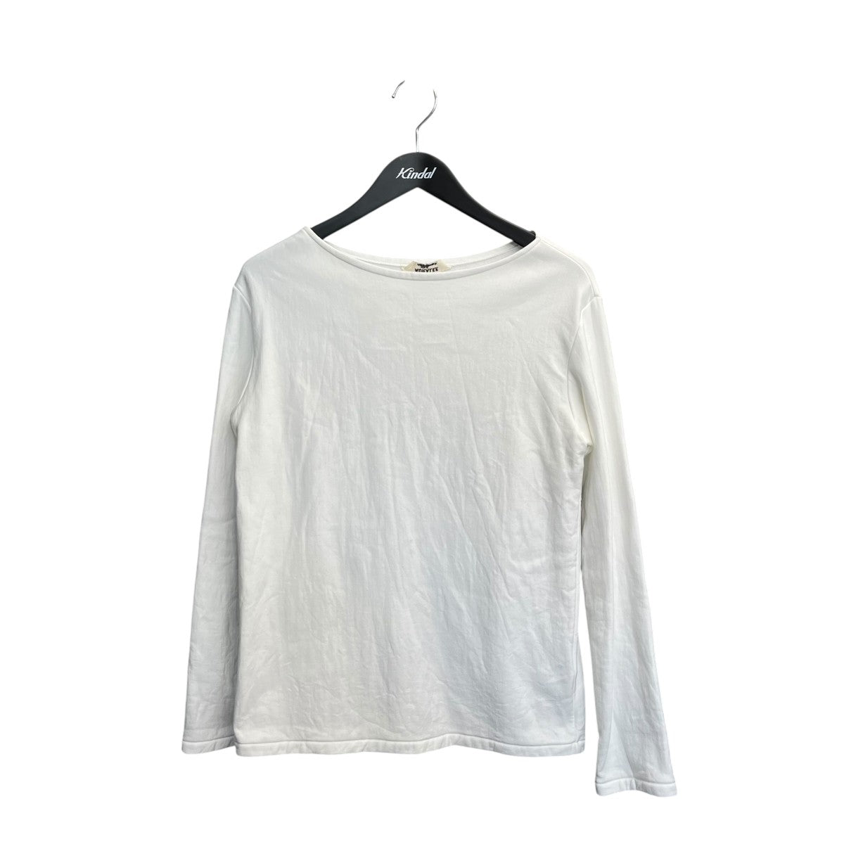AURALEE×Ron Herman 24AWGauge Boat Neck Sweat ShirtロングスリーブカットソーA24AP03RH 古着・中古-1枚目のアイテム画像