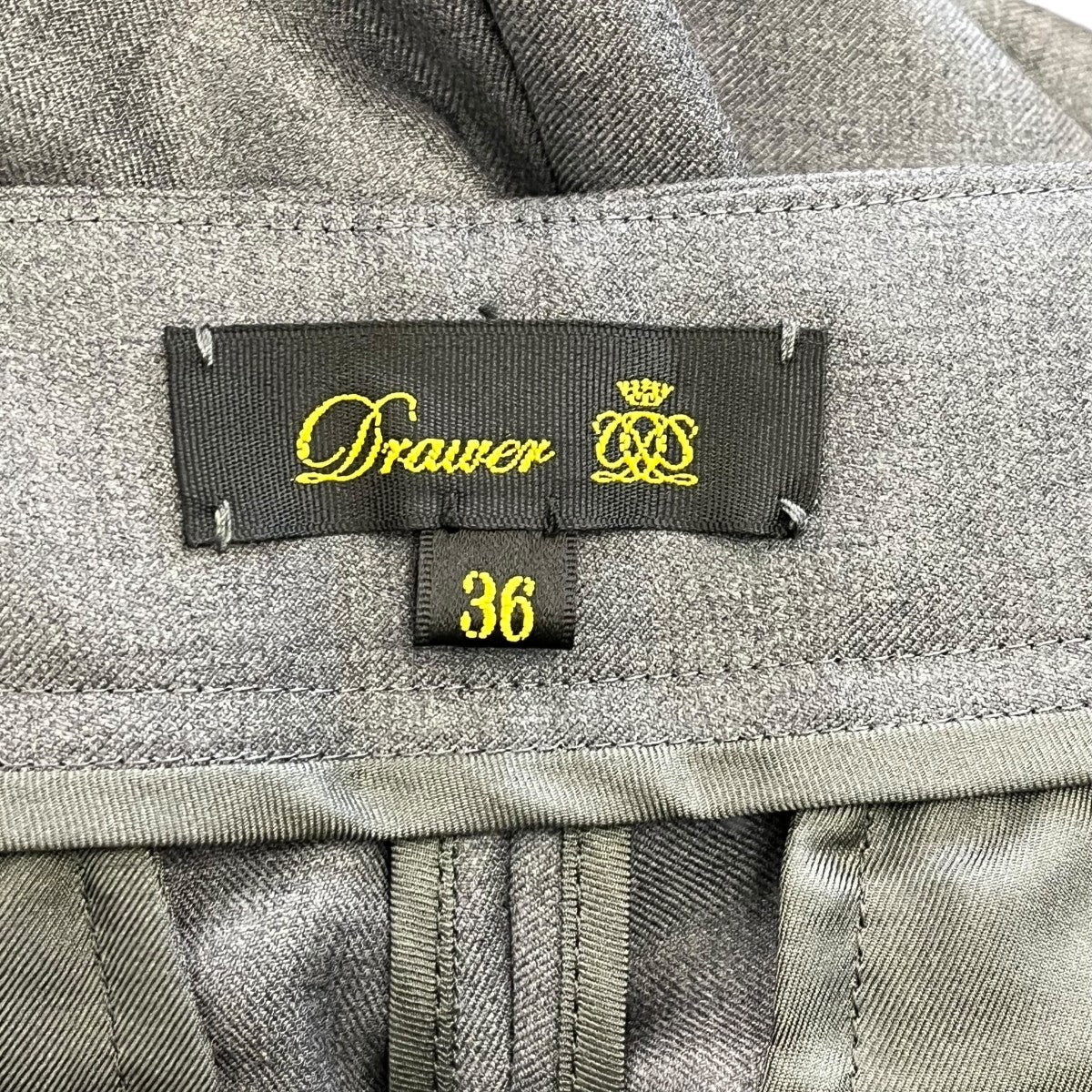 Drawer ウール ツイルワイド パンツスラックス6514 236 1529 古着・中古-5枚目のアイテム画像
