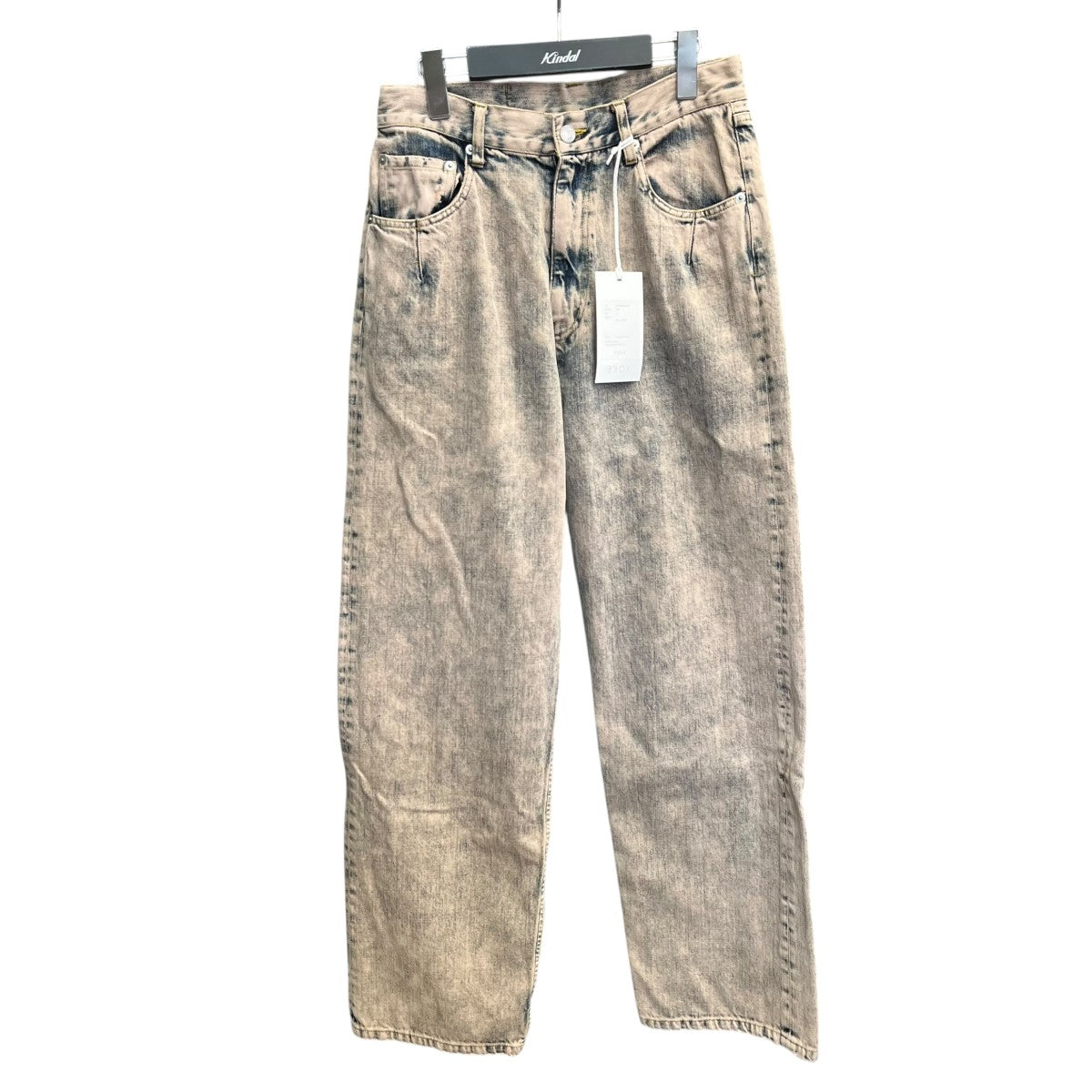25SSBleach ＆ Over Dye Denim Wide Straight 5P PantsデニムパンツYK25SS0928P BO