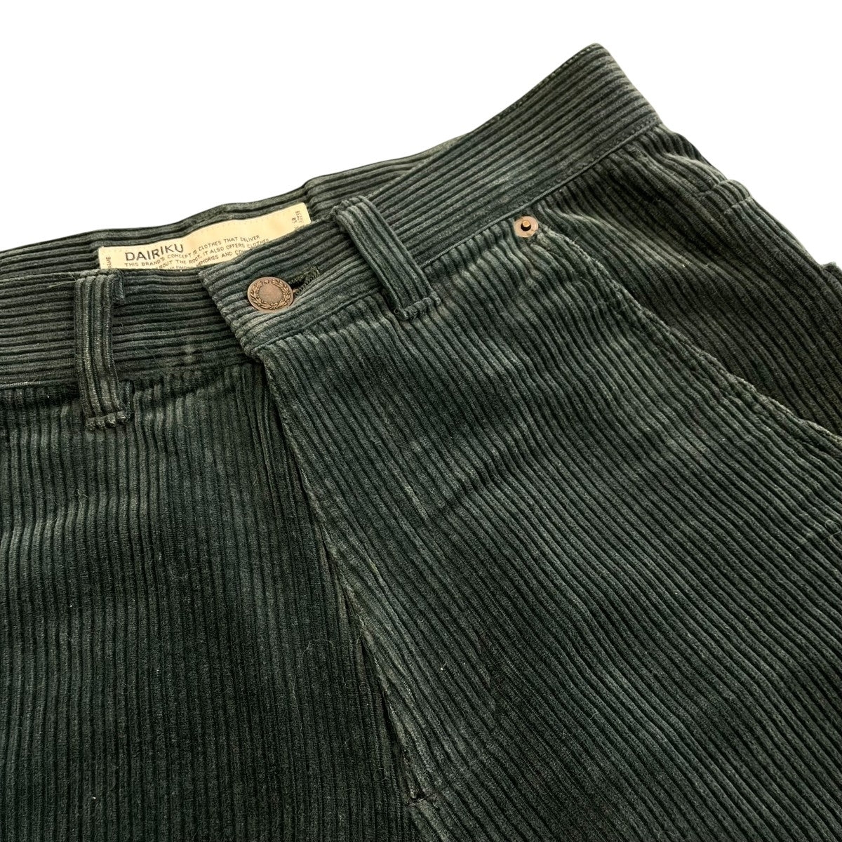 DAIRIKU Flusser Couduroy Pantsコーデュロイパンツ18AWPT01 古着・中古-3枚目のアイテム画像
