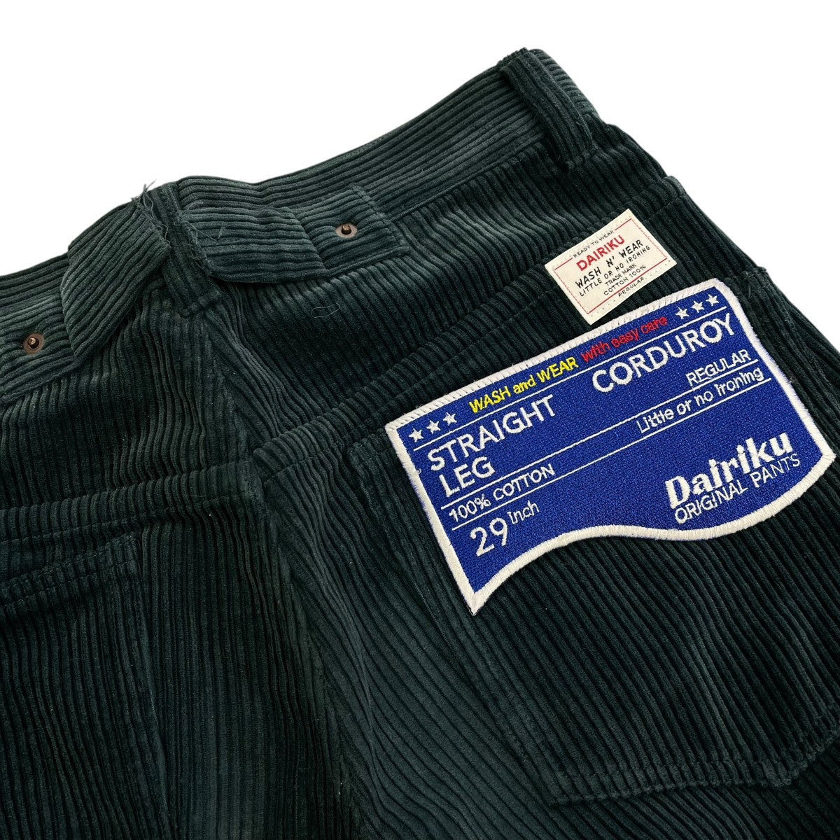 DAIRIKU Flusser Couduroy Pantsコーデュロイパンツ18AWPT01 古着・中古-4枚目のアイテム画像