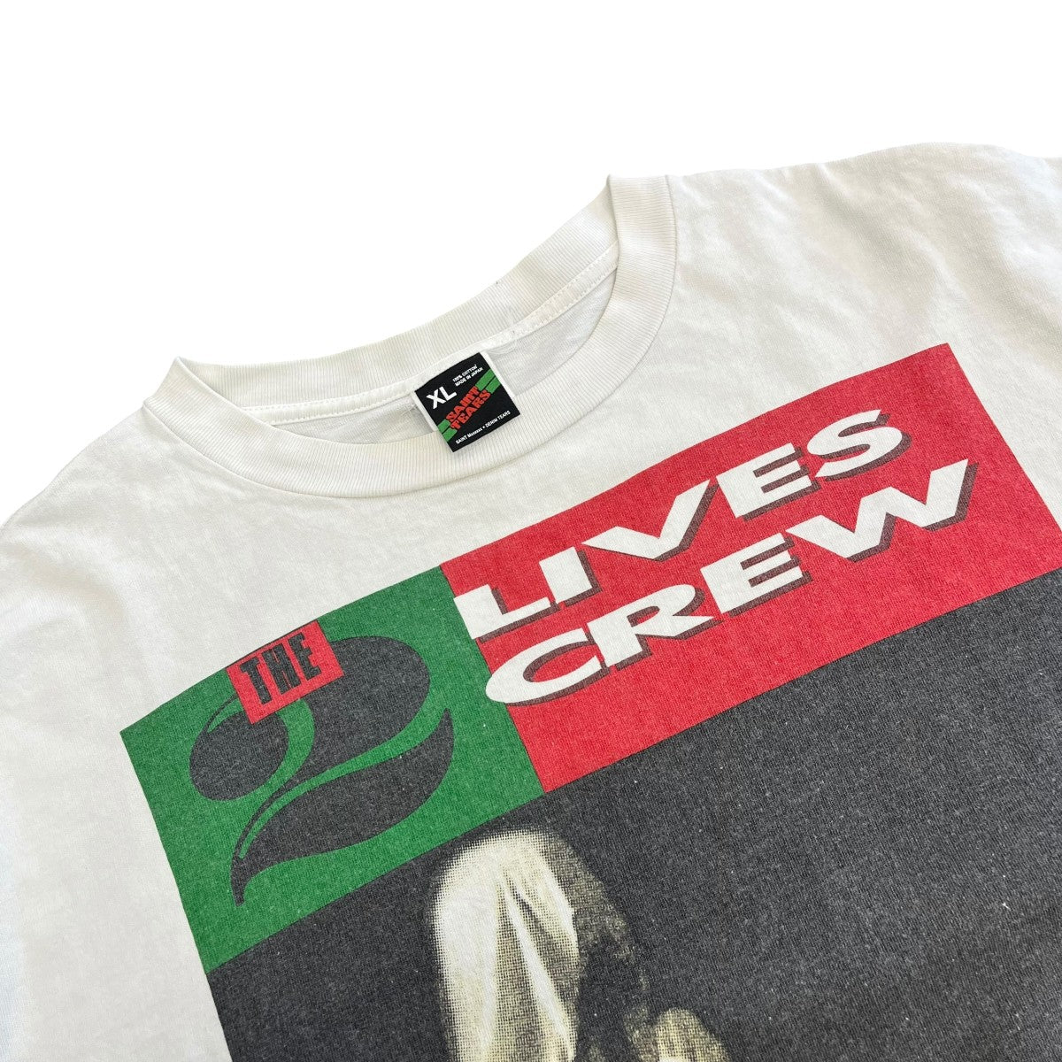 SAINT MICHAEL×Denim Tears DT SS TEE／LIVES CREW半袖カットソーSM-YS8-0000-C01 古着・中古-3枚目のアイテム画像