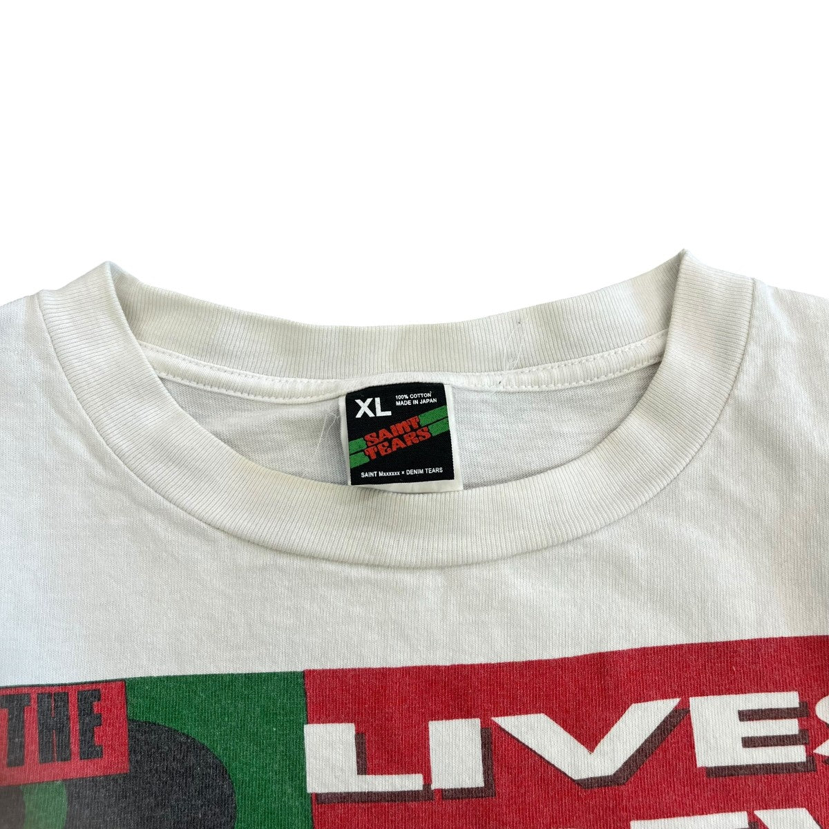 SAINT MICHAEL×Denim Tears DT SS TEE／LIVES CREW半袖カットソーSM-YS8-0000-C01 古着・中古-7枚目のアイテム画像