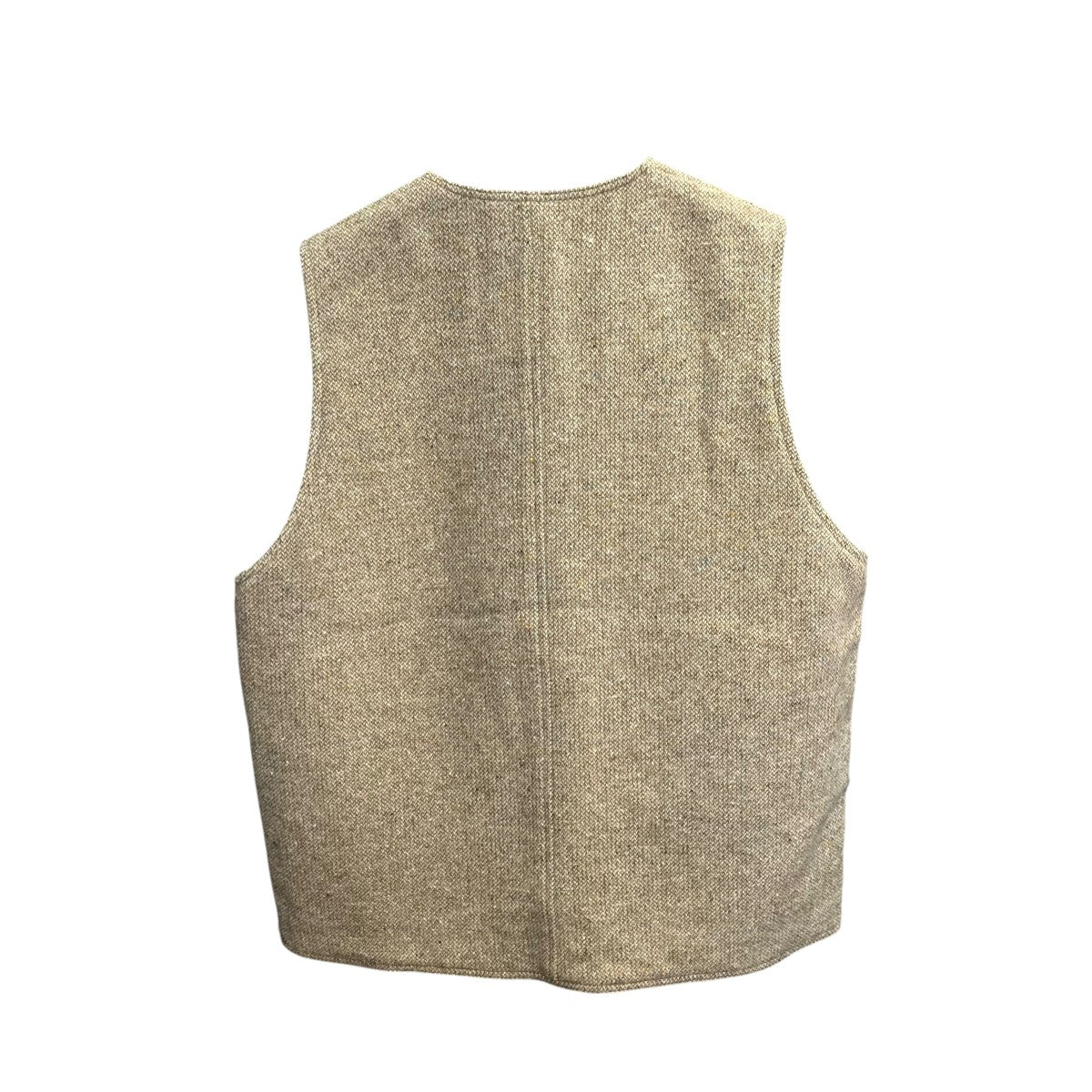 J．S HOMESTEAD QUILT REV JURKIN VESTウールベスト24-011-470-1120-3-0 古着・中古-2枚目のアイテム画像
