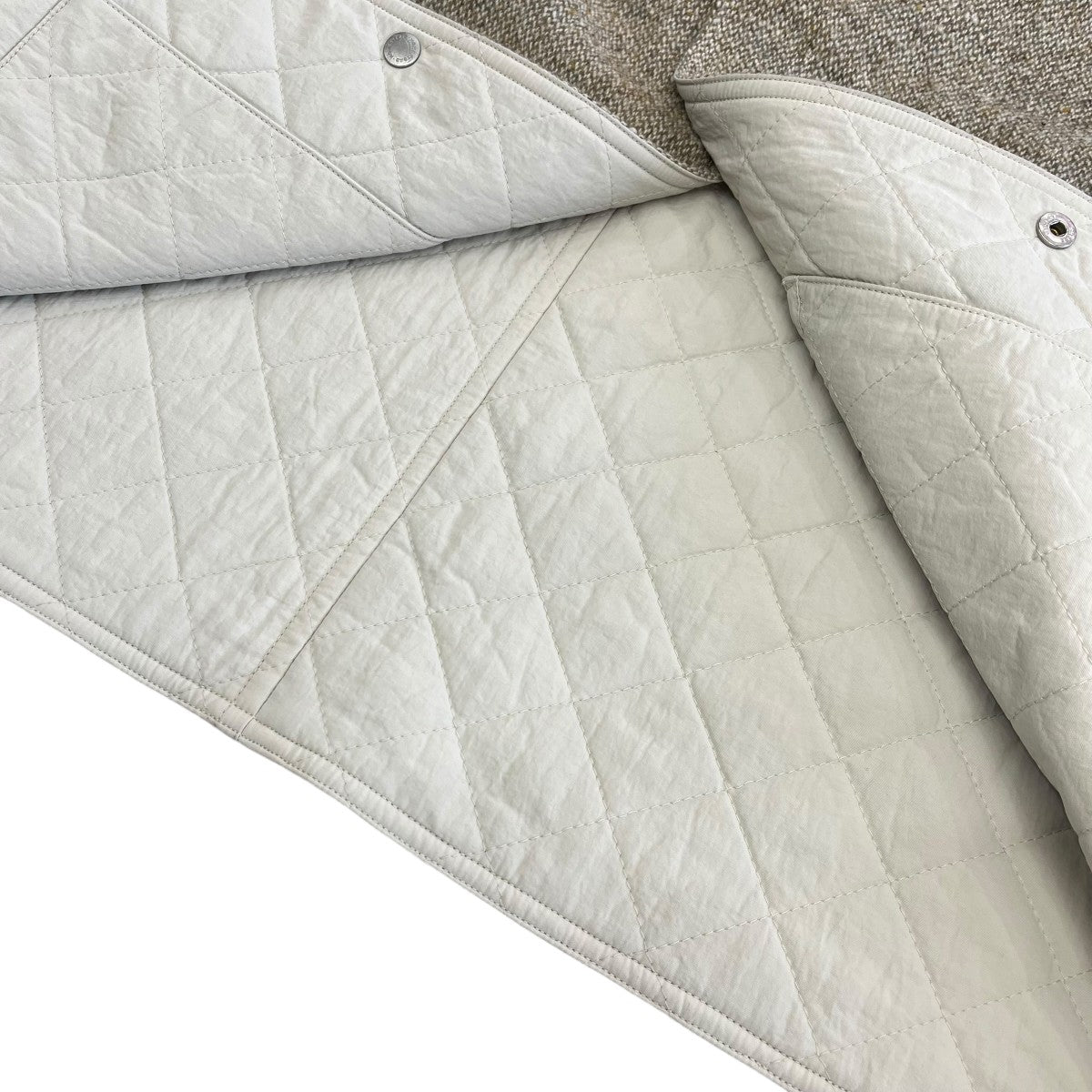 J．S HOMESTEAD QUILT REV JURKIN VESTウールベスト24-011-470-1120-3-0 古着・中古-5枚目のアイテム画像