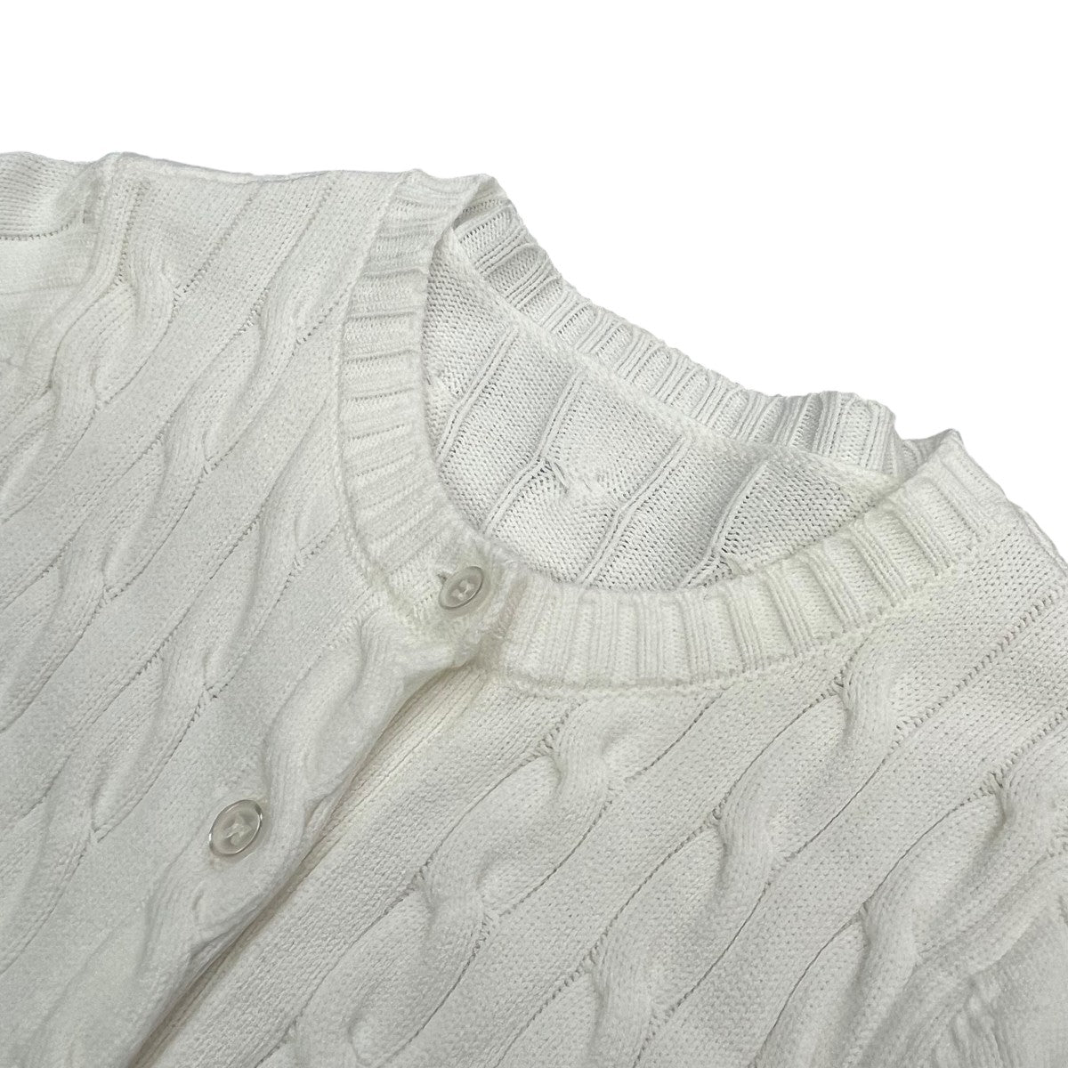 thetoe Souvlaki TOE Cardigan ホワイトカーディガン Cardigan – THE TOÉ