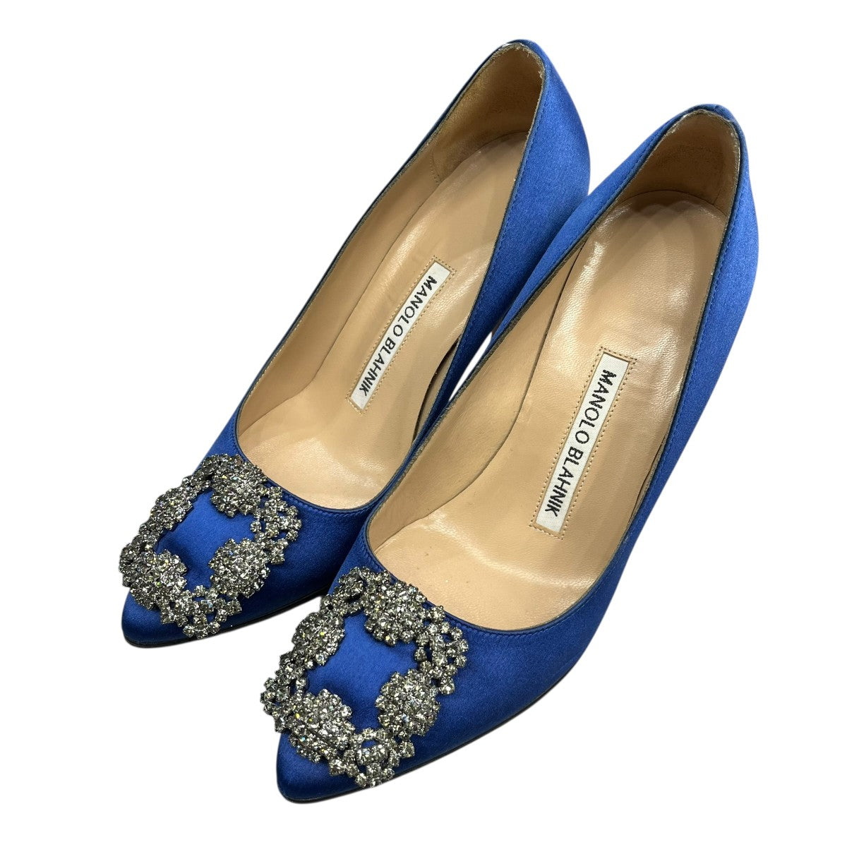 Manolo Blahnik HANGISIヒールパンプス 古着・中古-1枚目のアイテム画像