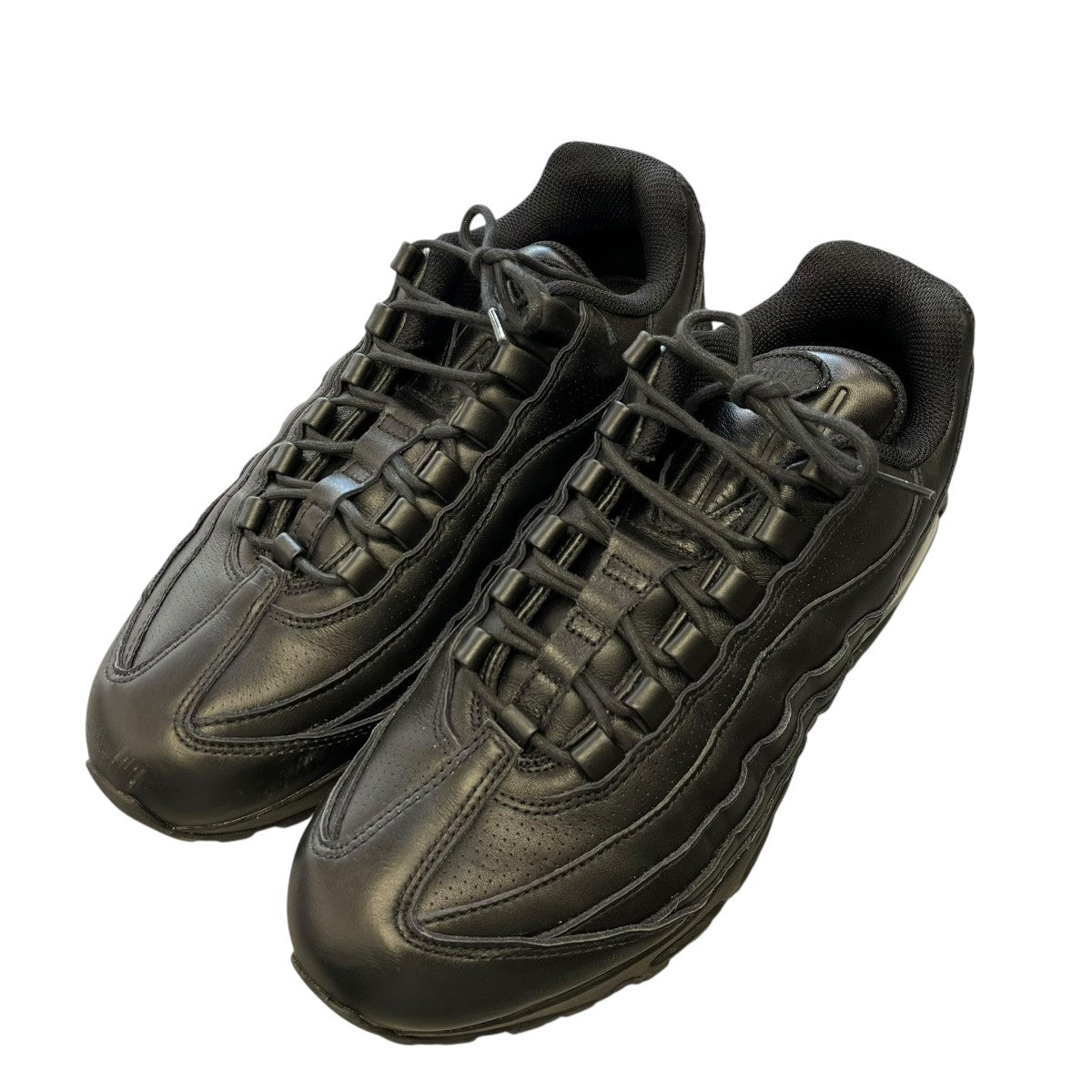 NIKE AIR MAX 95 BIG BUBBLE LEATHER TRIPLE BLACKスニーカーIM0696-001 古着・中古-1枚目のアイテム画像