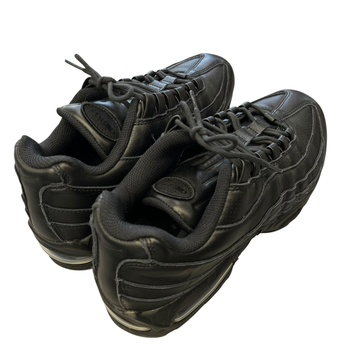 NIKE AIR MAX 95 BIG BUBBLE LEATHER TRIPLE BLACKスニーカーIM0696-001 古着・中古-2枚目のアイテム画像