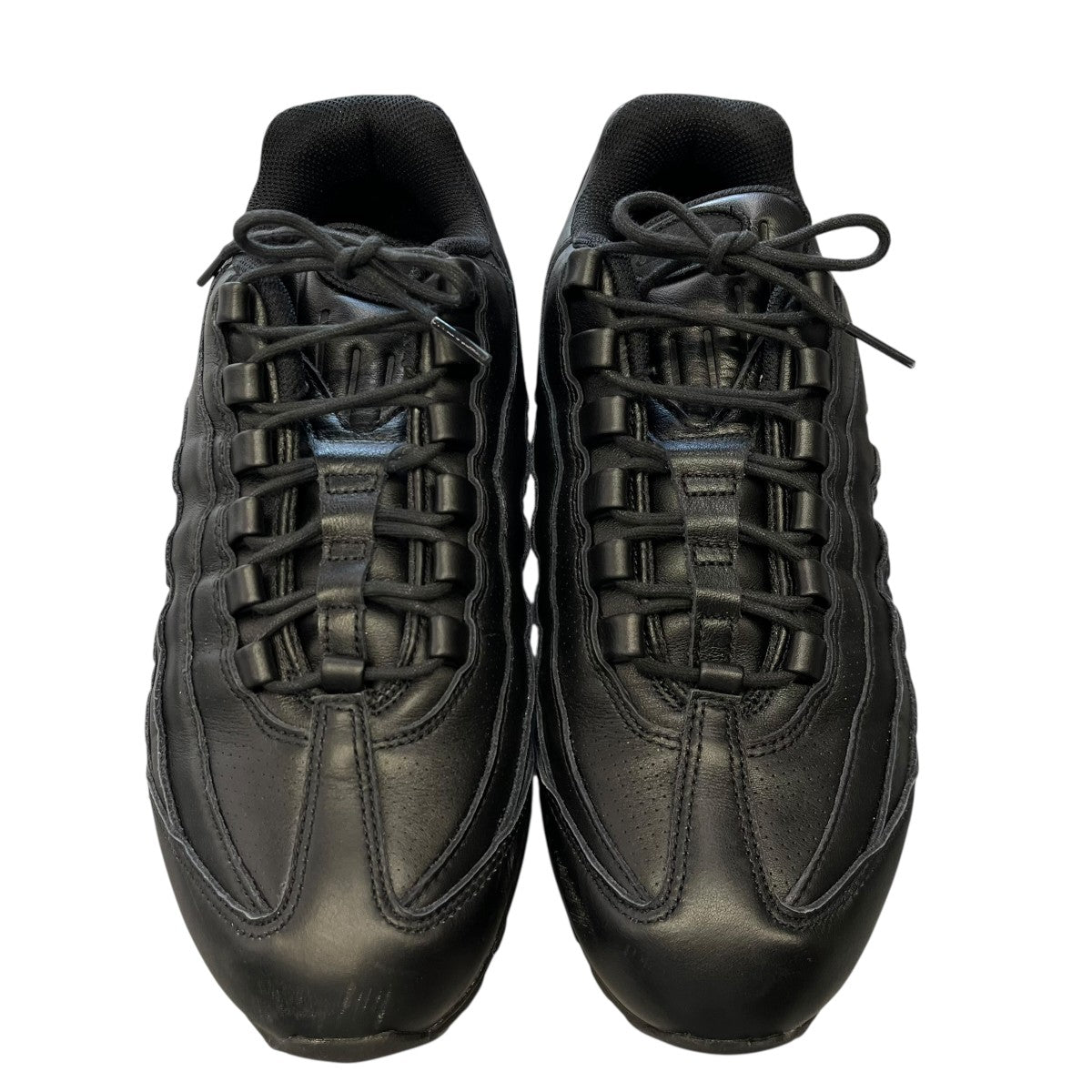 NIKE AIR MAX 95 BIG BUBBLE LEATHER TRIPLE BLACKスニーカーIM0696-001 古着・中古-3枚目のアイテム画像