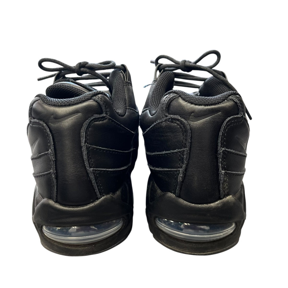 NIKE AIR MAX 95 BIG BUBBLE LEATHER TRIPLE BLACKスニーカーIM0696-001 古着・中古-5枚目のアイテム画像