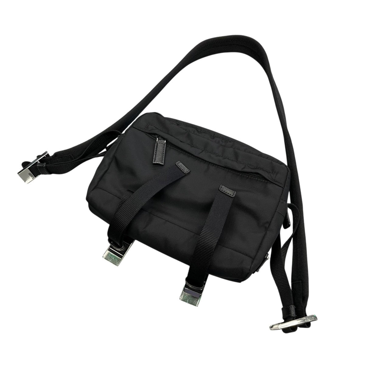 PRADA ロゴプレートミニショルダーバッグ2VH043 古着・中古-2枚目のアイテム画像