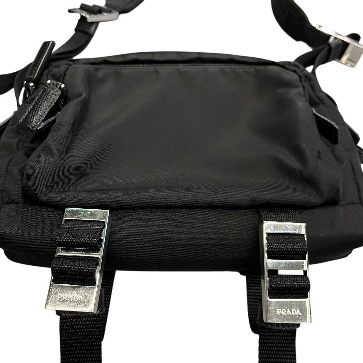 PRADA ロゴプレートミニショルダーバッグ2VH043 古着・中古-3枚目のアイテム画像