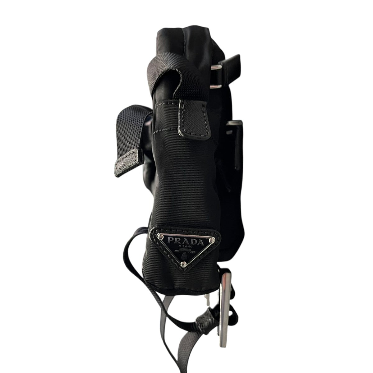 PRADA ロゴプレートミニショルダーバッグ2VH043 古着・中古-4枚目のアイテム画像