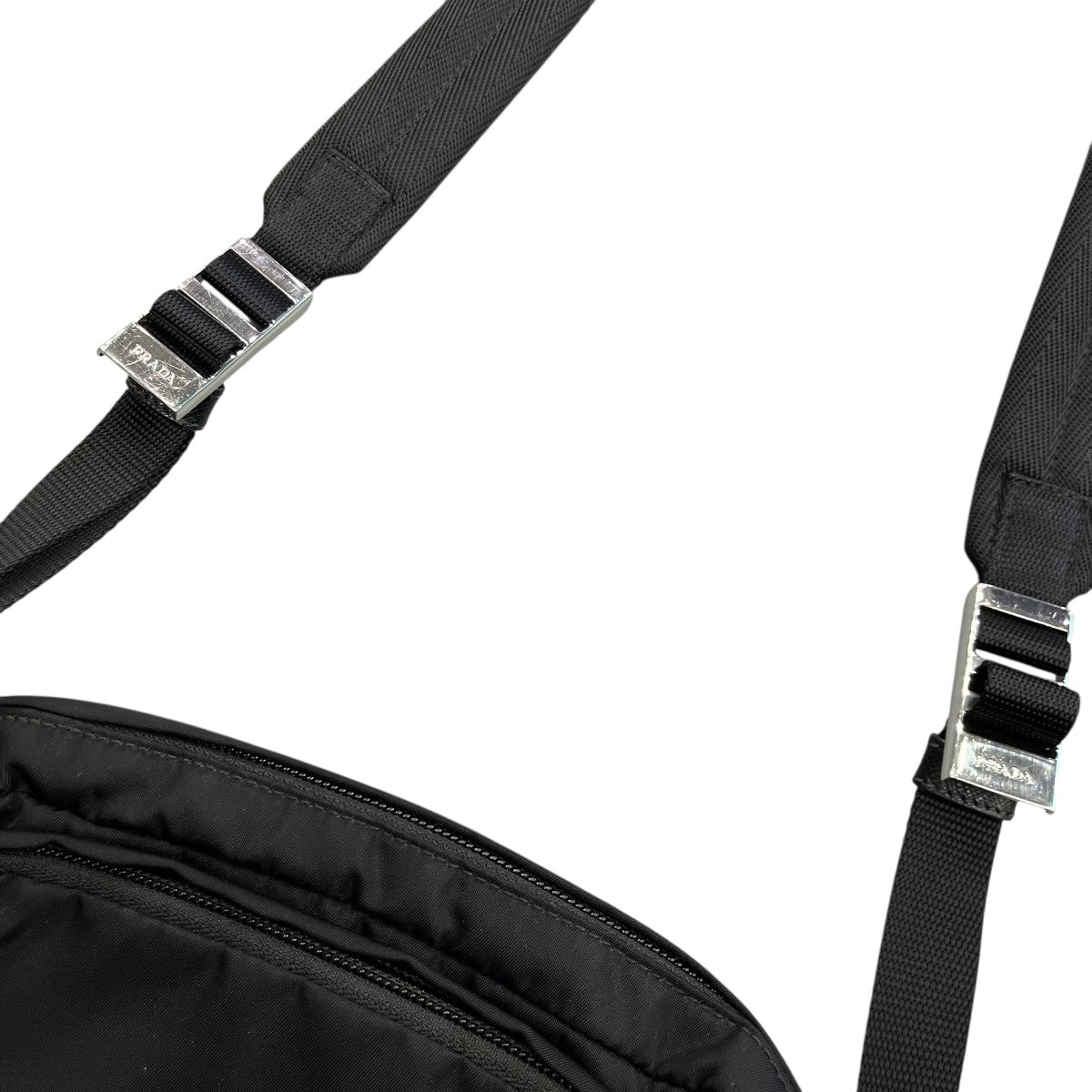 PRADA ロゴプレートミニショルダーバッグ2VH043 古着・中古-5枚目のアイテム画像