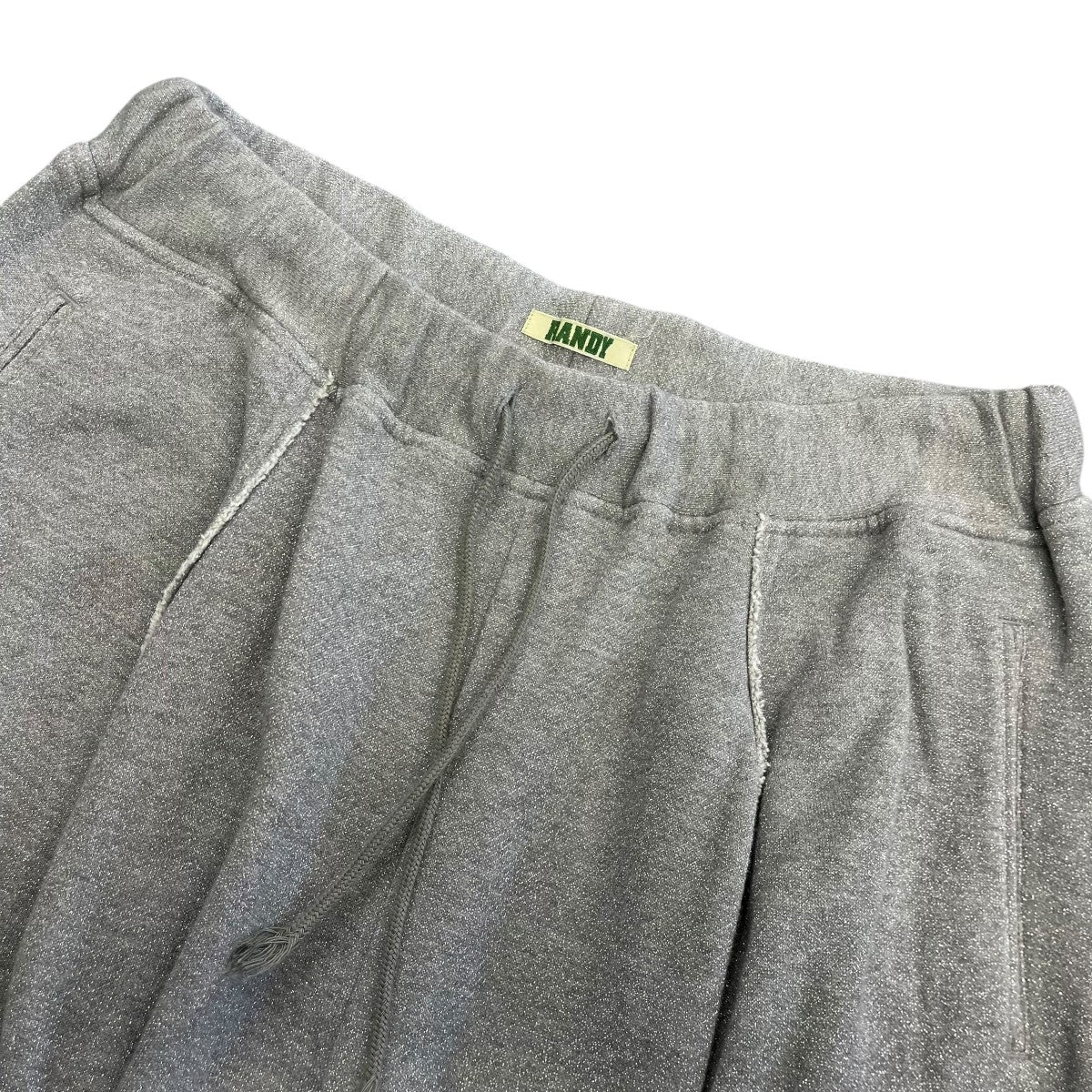 24AWMUSCLEラメスウェットパンツAW24-RPT04