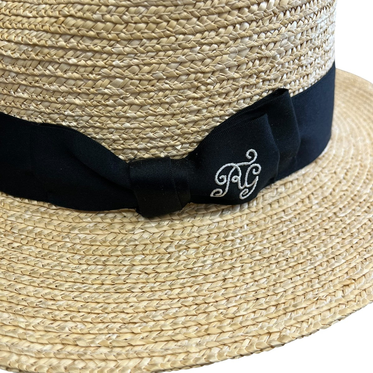 RUDE GALLERY 田中帽子店　ストローハット RUDE GALLERY(ルードギャラリー) / ×田中帽子店/ストローハット/L