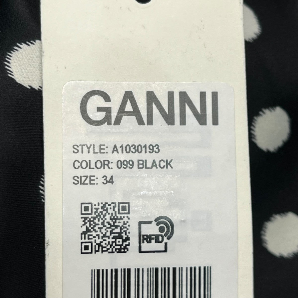 Ganni 26SSPRINTED DOUBLE SATIN MINI STRAP DRESSノースリーブ・キャミソールワンピースa1030193 古着・中古-6枚目のアイテム画像