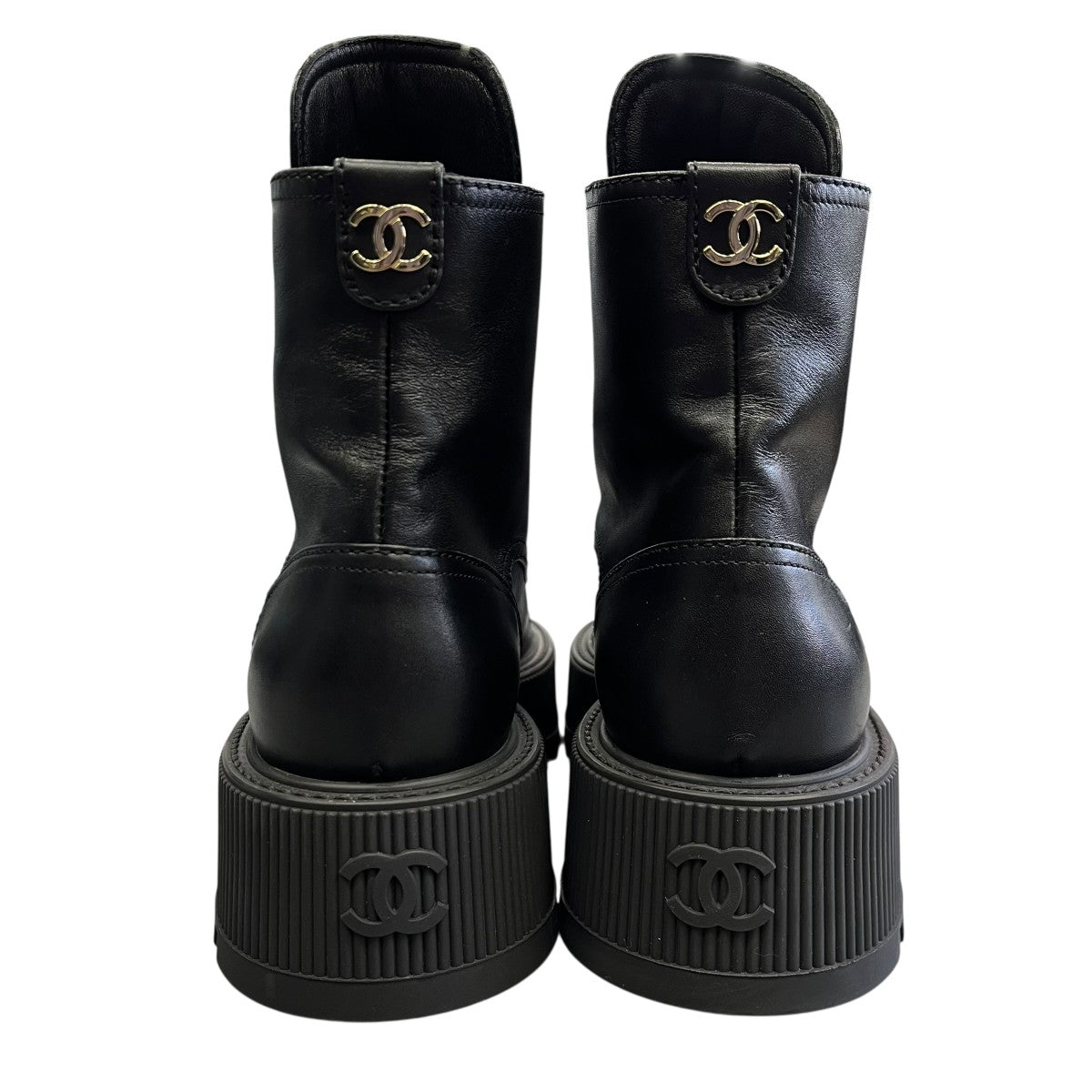 CHANEL レースアップブーツG45124 古着・中古-5枚目のアイテム画像