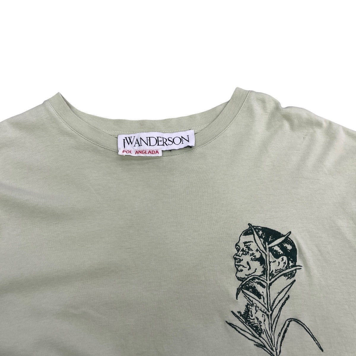 J．W．ANDERSON Pol Anglada刺繍半袖Tシャツ 古着・中古-3枚目のアイテム画像