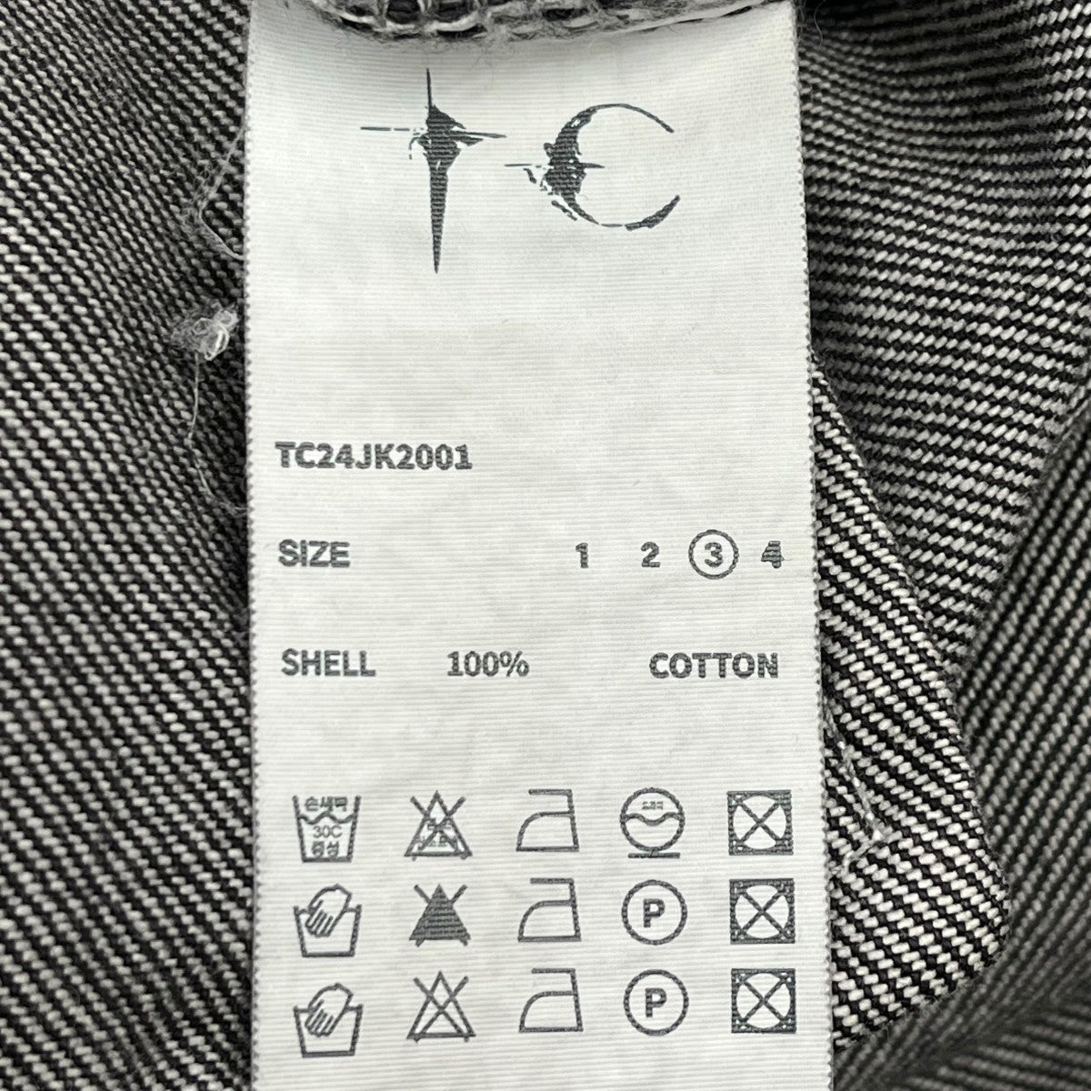 THUG CLUB BASIC EMBLEM DENIM JACKETデニムジャケットTC24JK2001 古着・中古-6枚目のアイテム画像