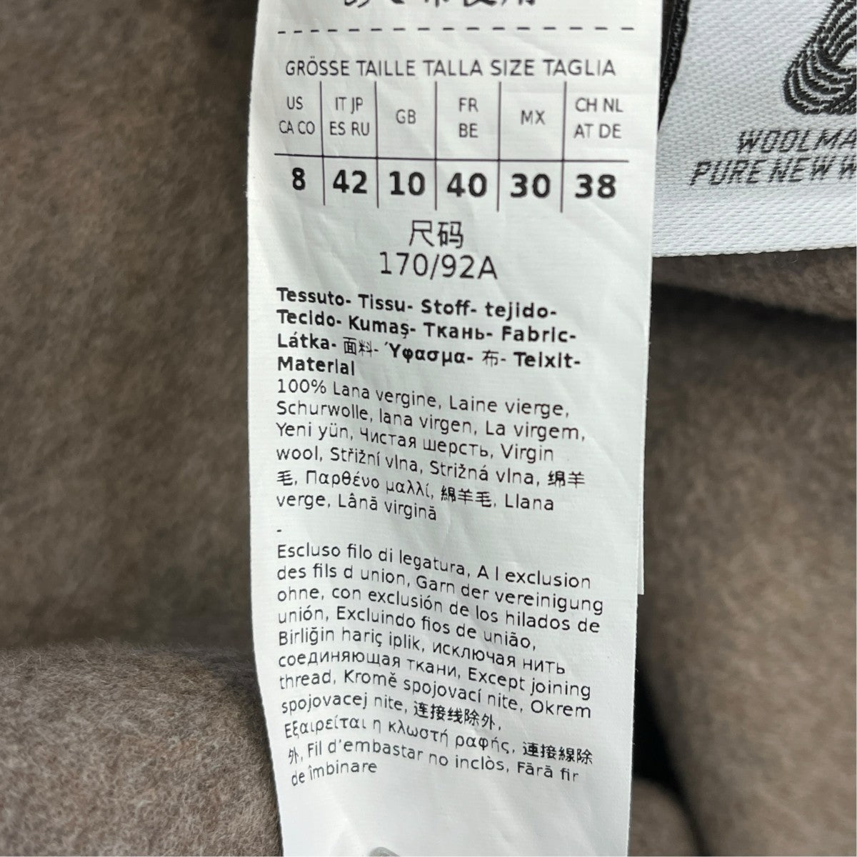 ’S Max Mara チェスターコート26190110216 古着・中古-6枚目のアイテム画像