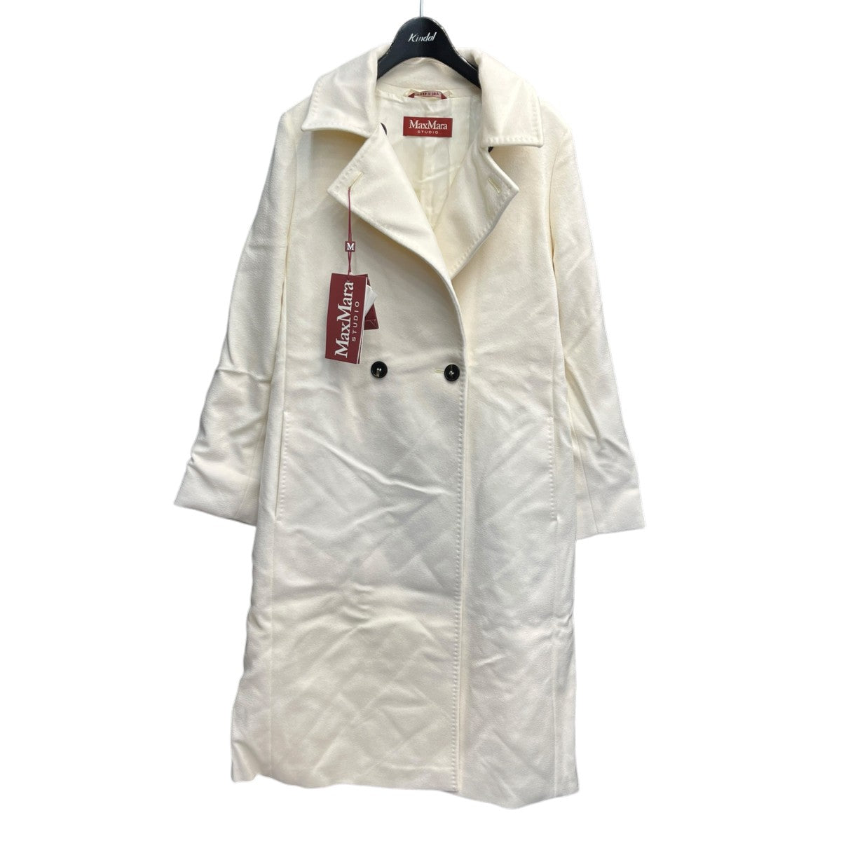 MAX MARA STUDIO BCOLLAGダブルブレストコート 古着・中古-1枚目のアイテム画像