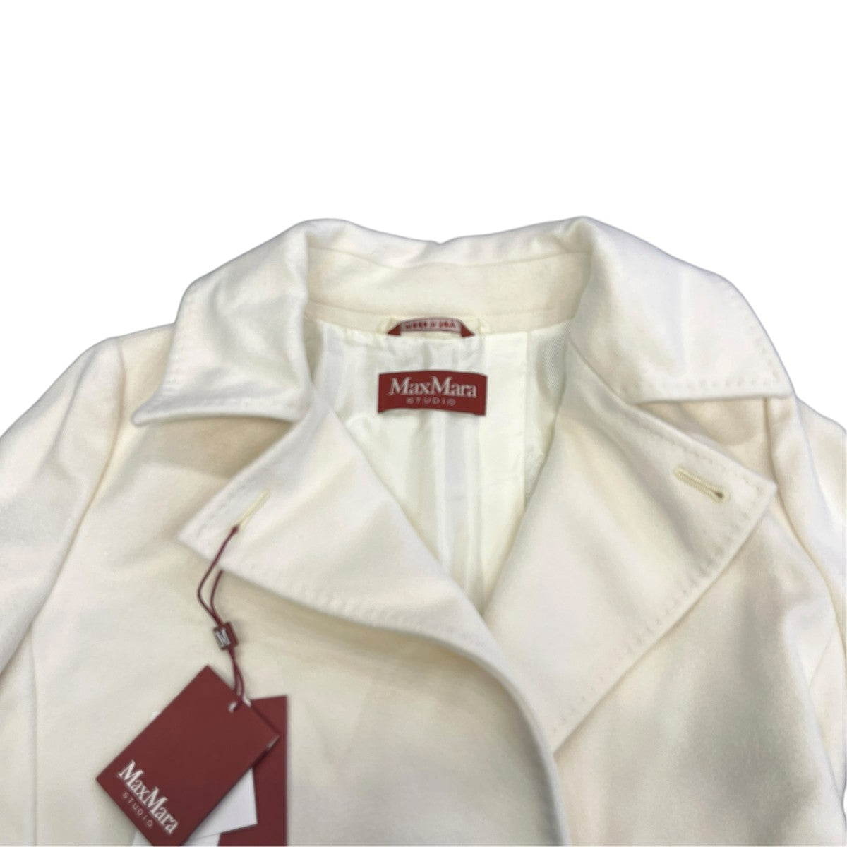 MAX MARA STUDIO BCOLLAGダブルブレストコート 古着・中古-3枚目のアイテム画像