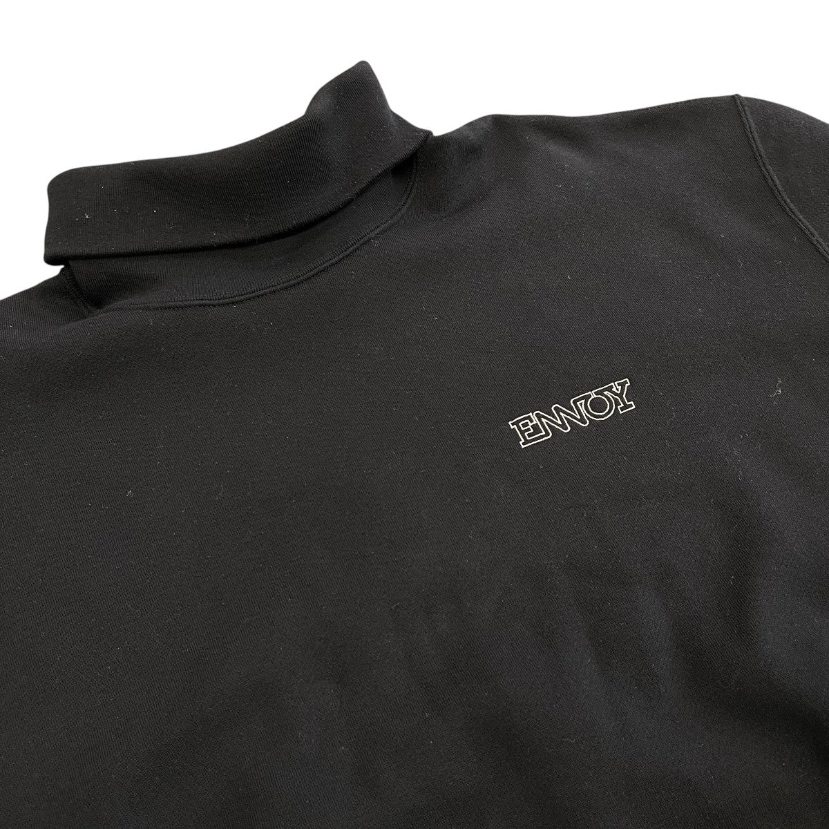 ENNOY 24AWELECTRIC LOGO TURTLENECK SWEATハイネックスウェットAW24BRENCT05NTL 古着・中古-3枚目のアイテム画像