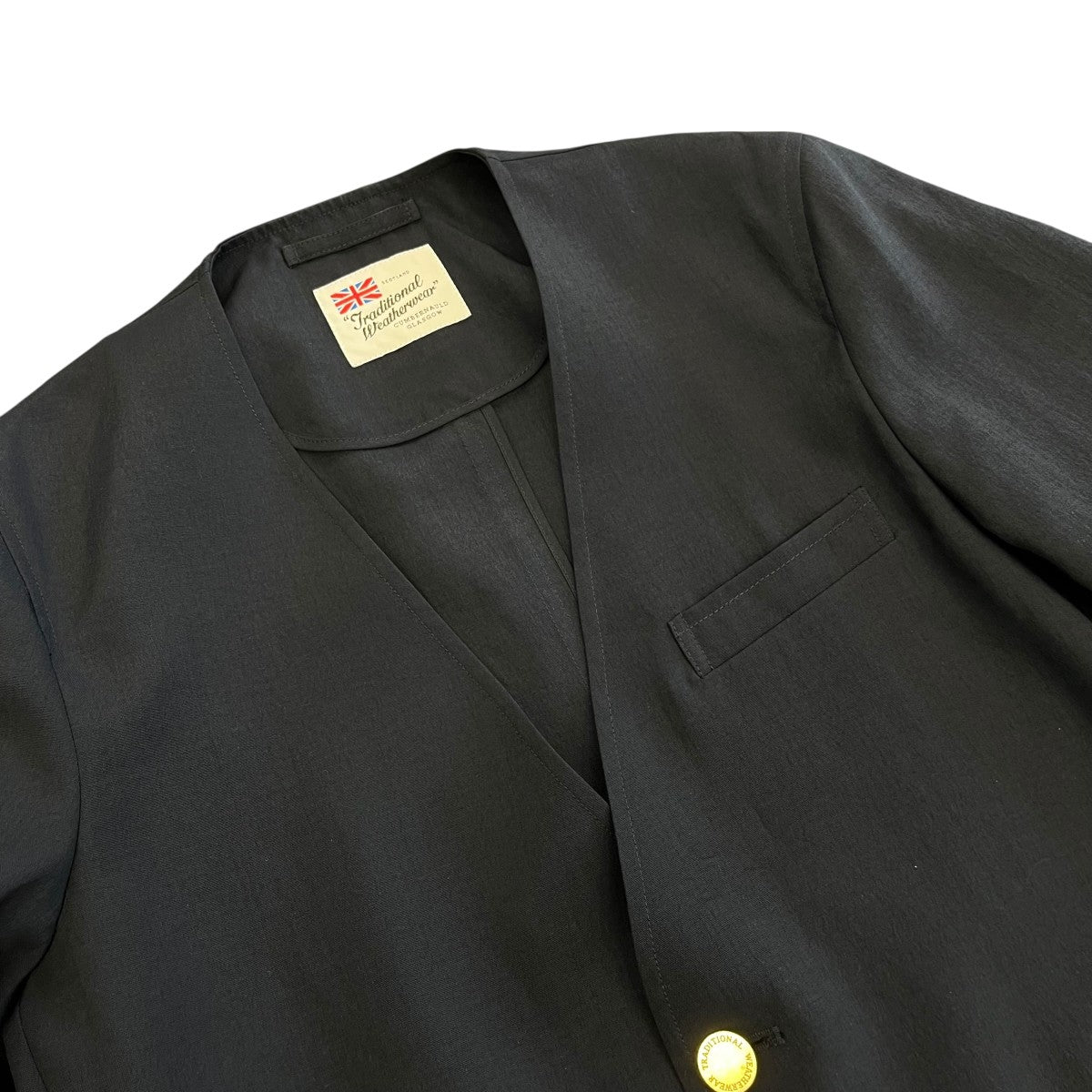 UNIONWEAR BLAZER 002ノーカラージャケットG241KGFJK0309PY