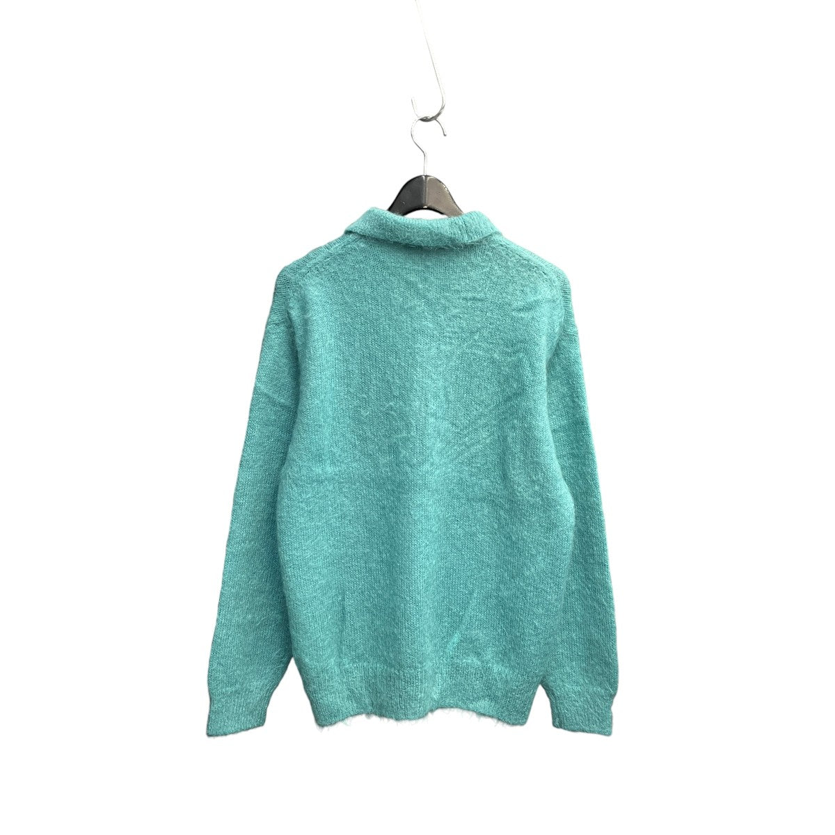 22AWBRUSHED SUPER KID MOHAIR KNIT POLO長袖ニットA22AP02KM