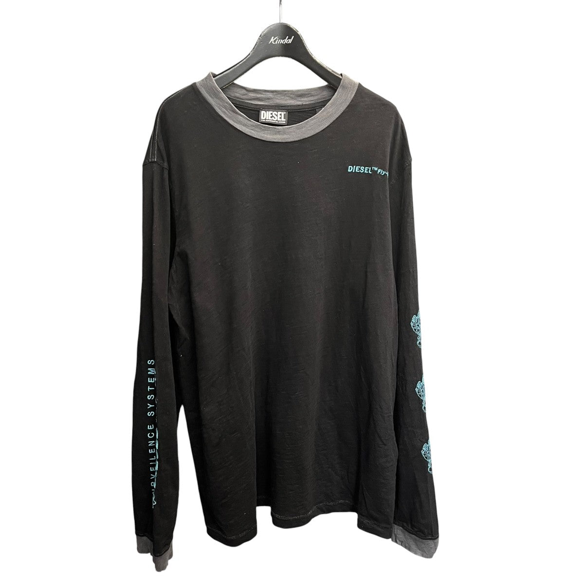 DIESEL T Justle Ls E9 T ShirtロングスリーブTシャツa06505 古着・中古-1枚目のアイテム画像