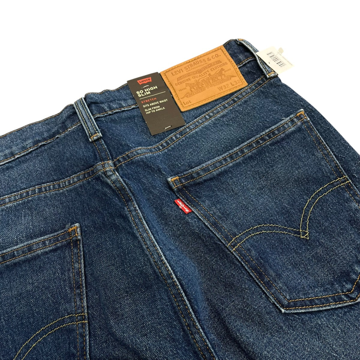 LEVI’S SO HIGH SLIM ストレートジーンズデニムパンツA0634 0000 古着・中古-4枚目のアイテム画像