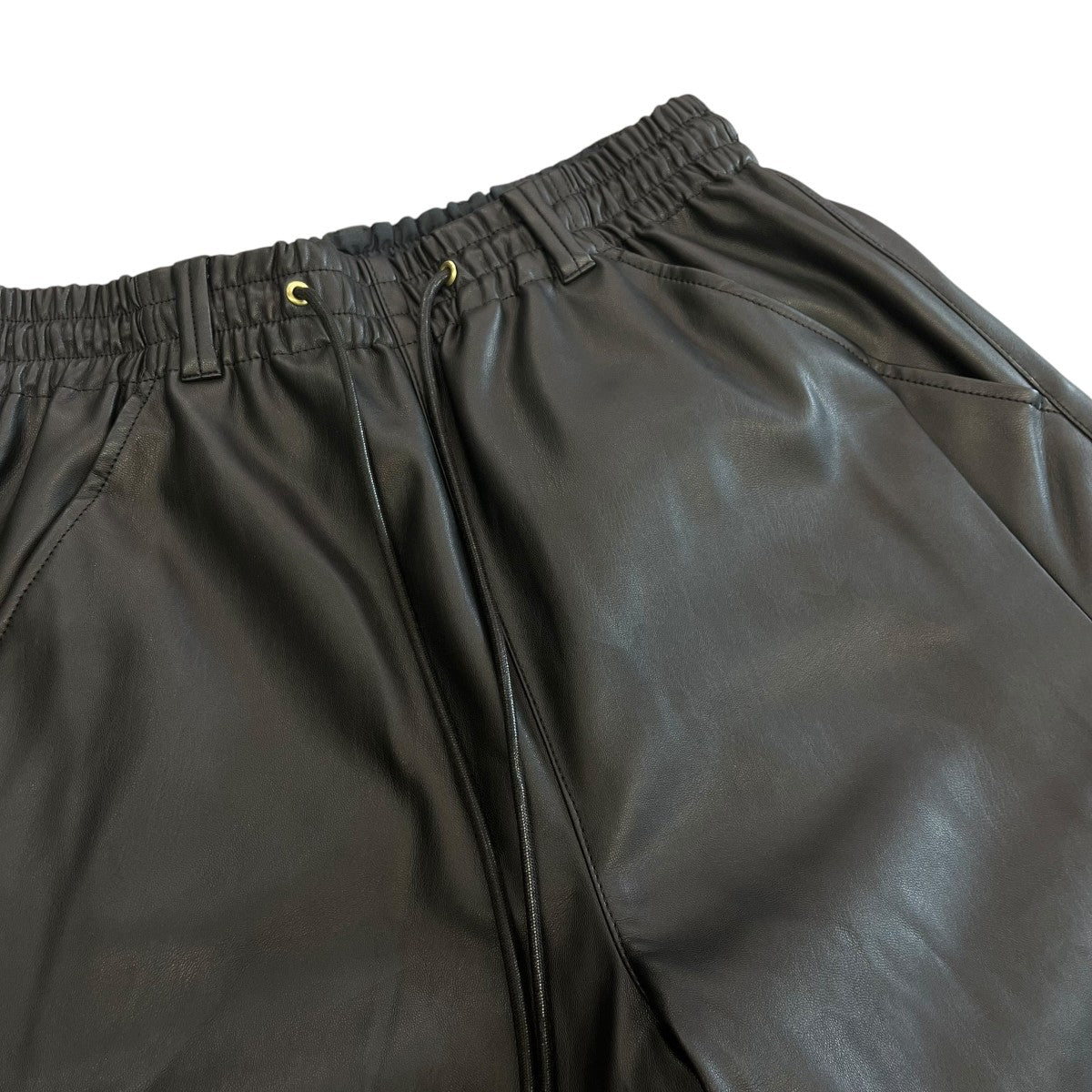 Vegan Leather Circus PantsフェイクレザーパンツTPM22305005