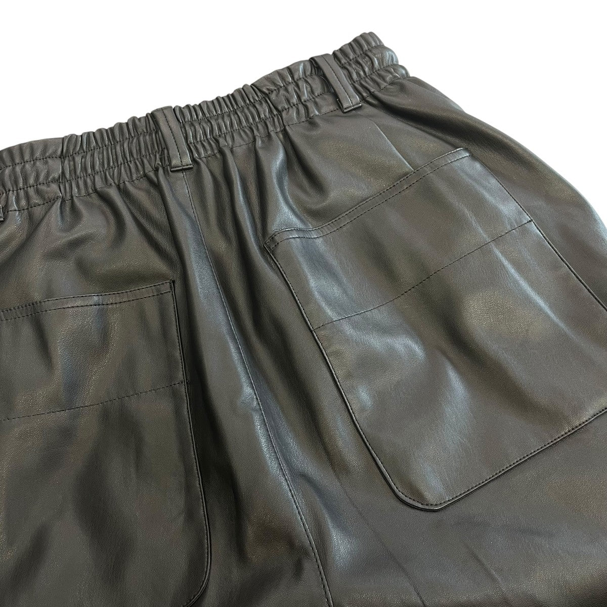 Vegan Leather Circus PantsフェイクレザーパンツTPM22305005