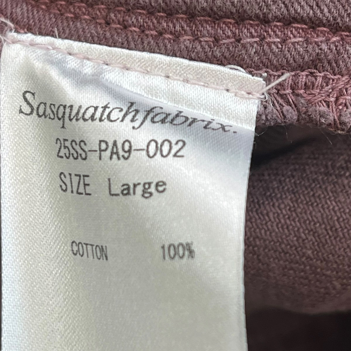 25SSWRAP CHINO PANTSデニムパンツ25SS PA9 002