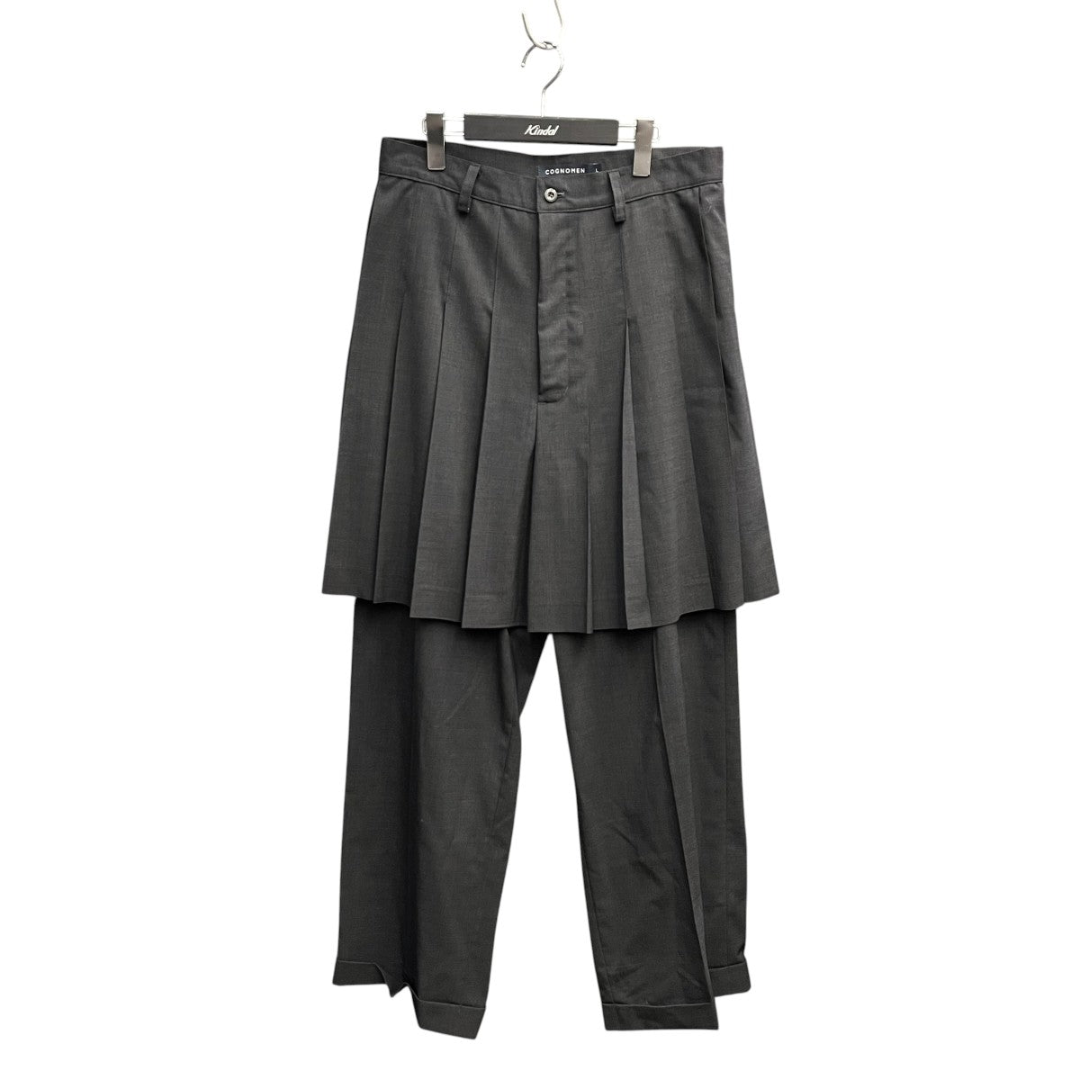 COGNOMEN PLEATED LAYERED PANTSスラックスTC PT M02 古着・中古-1枚目のアイテム画像