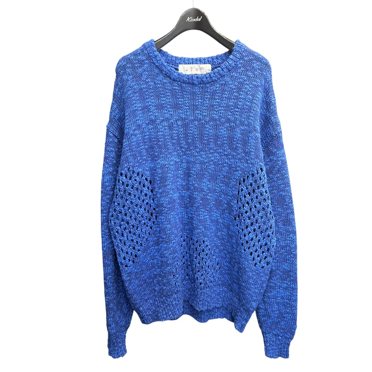 VENTILATION CREWNECK SWEATERニット