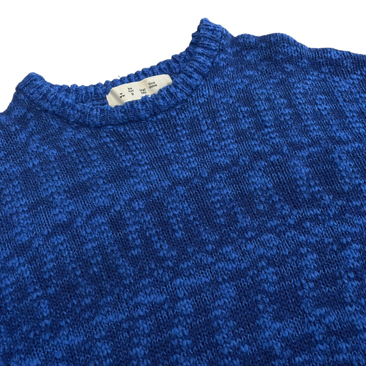 VENTILATION CREWNECK SWEATERニット