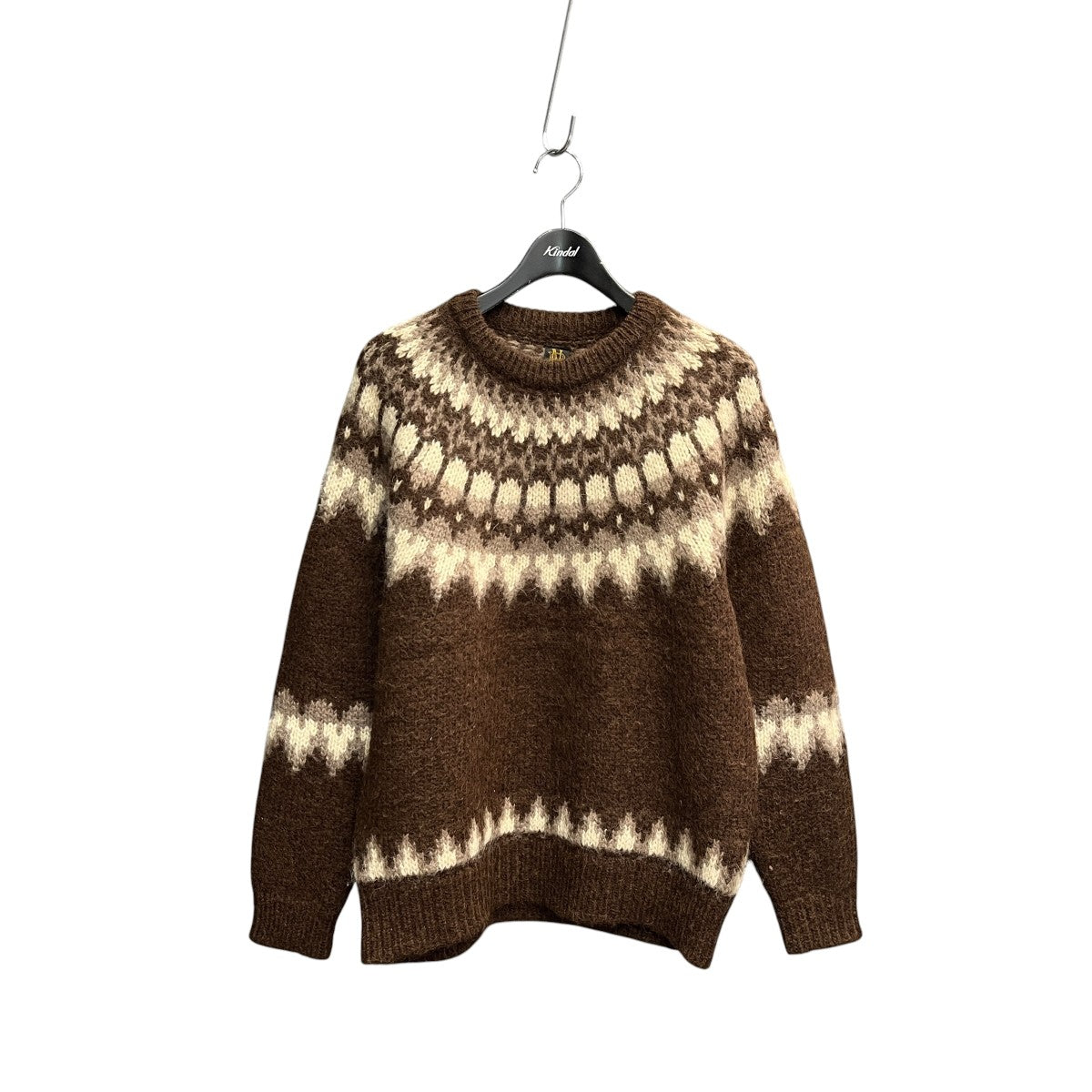 MOHAIR NORDIC CREW NECK長袖ニットBN 19FM 046