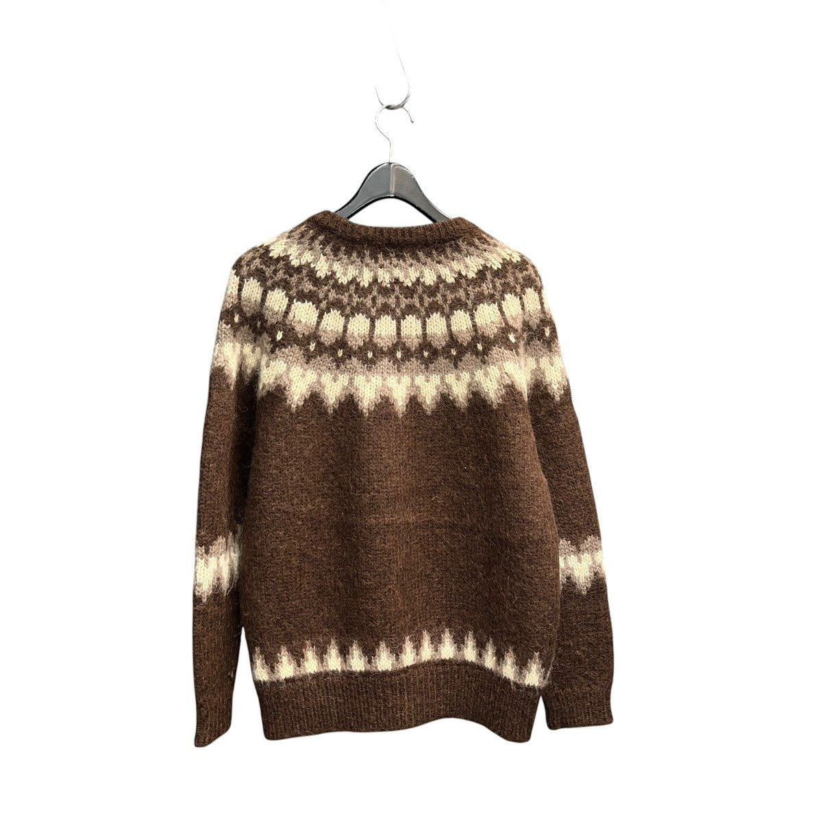 MOHAIR NORDIC CREW NECK長袖ニットBN 19FM 046
