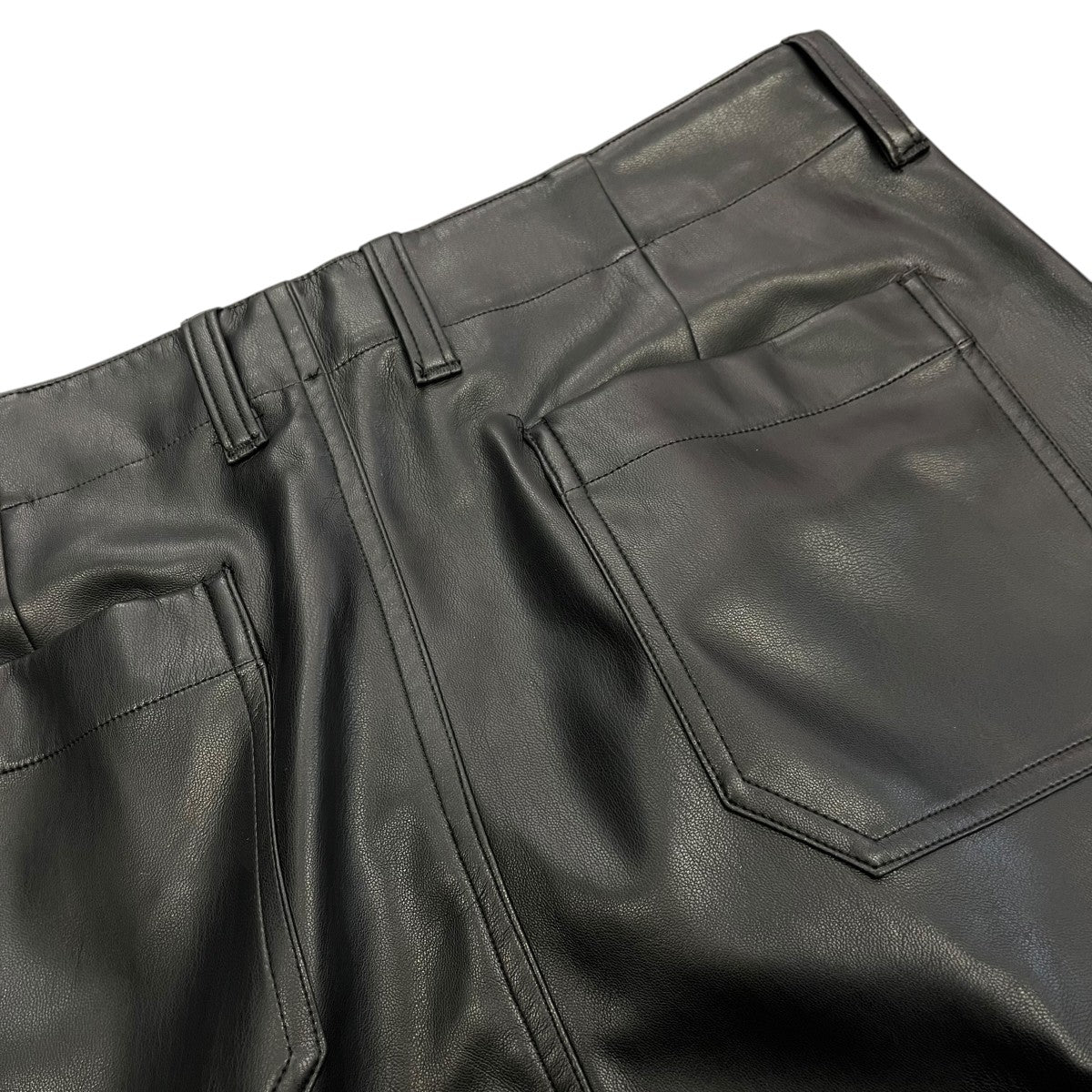 ALLEGE Synthetic Leather Baker PTフェイクレザーパンツAL21W-PT03 古着・中古-4枚目のアイテム画像