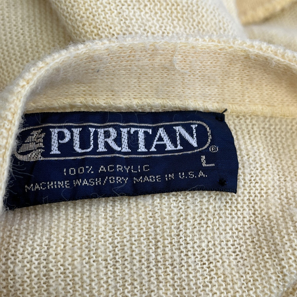 80S USA製 PURITANカーディガン
