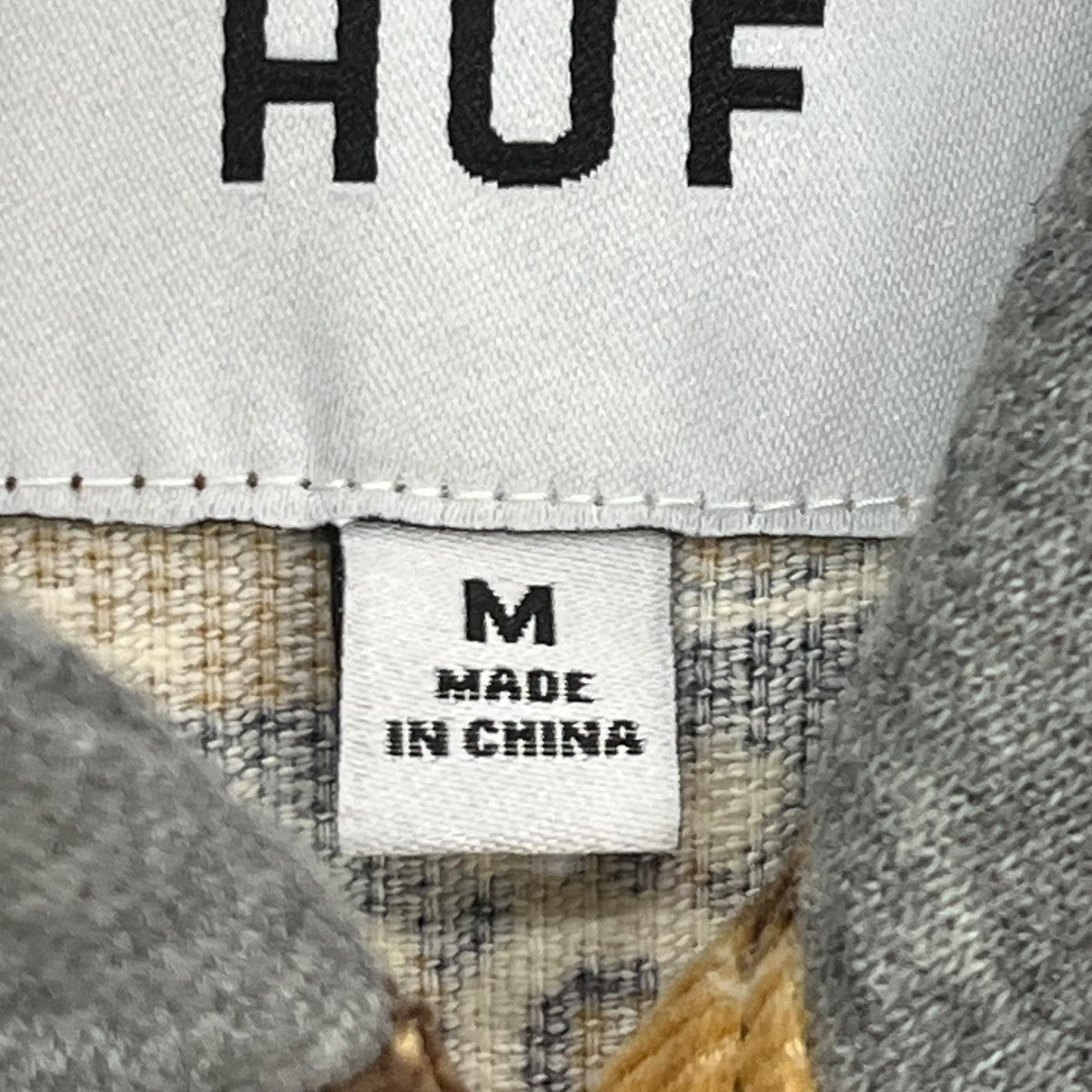 HUF PATCHWORK CORD HOODED JACKETシャツパーカーWJK0028 古着・中古-7枚目のアイテム画像