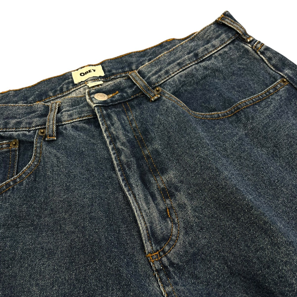 OBEY バギーデニムパンツ 古着・中古-3枚目のアイテム画像