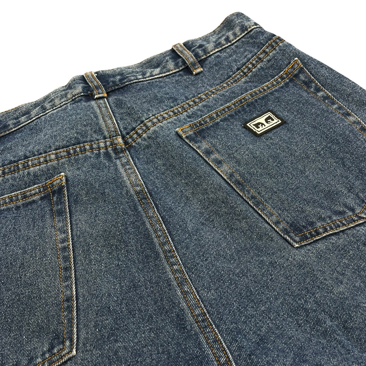 OBEY バギーデニムパンツ 古着・中古-4枚目のアイテム画像